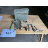 AMMO BOX WITH TOOLS STRAPS ETC