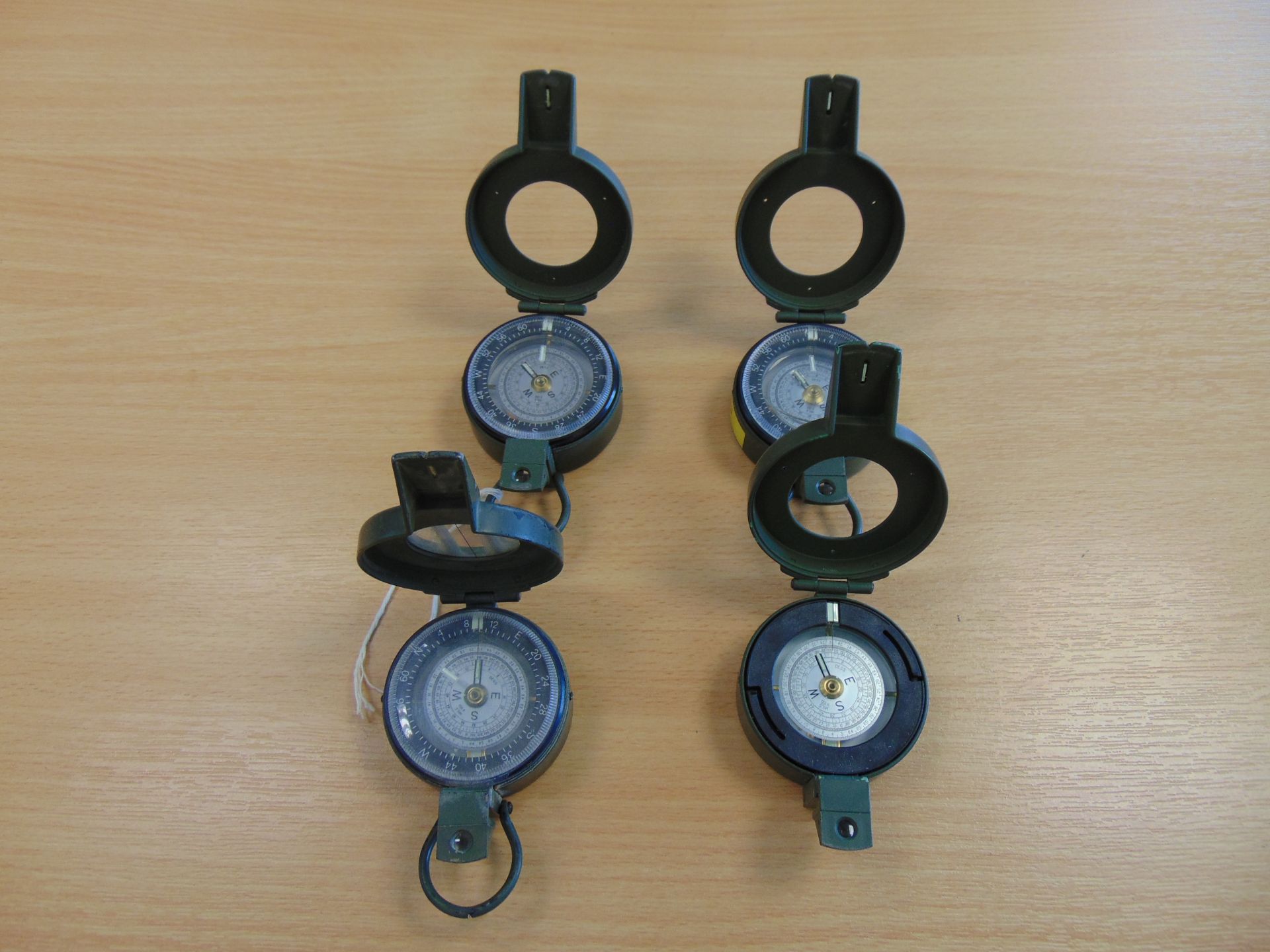 4 x M88 Francis Barker British Army Prismatic Compass