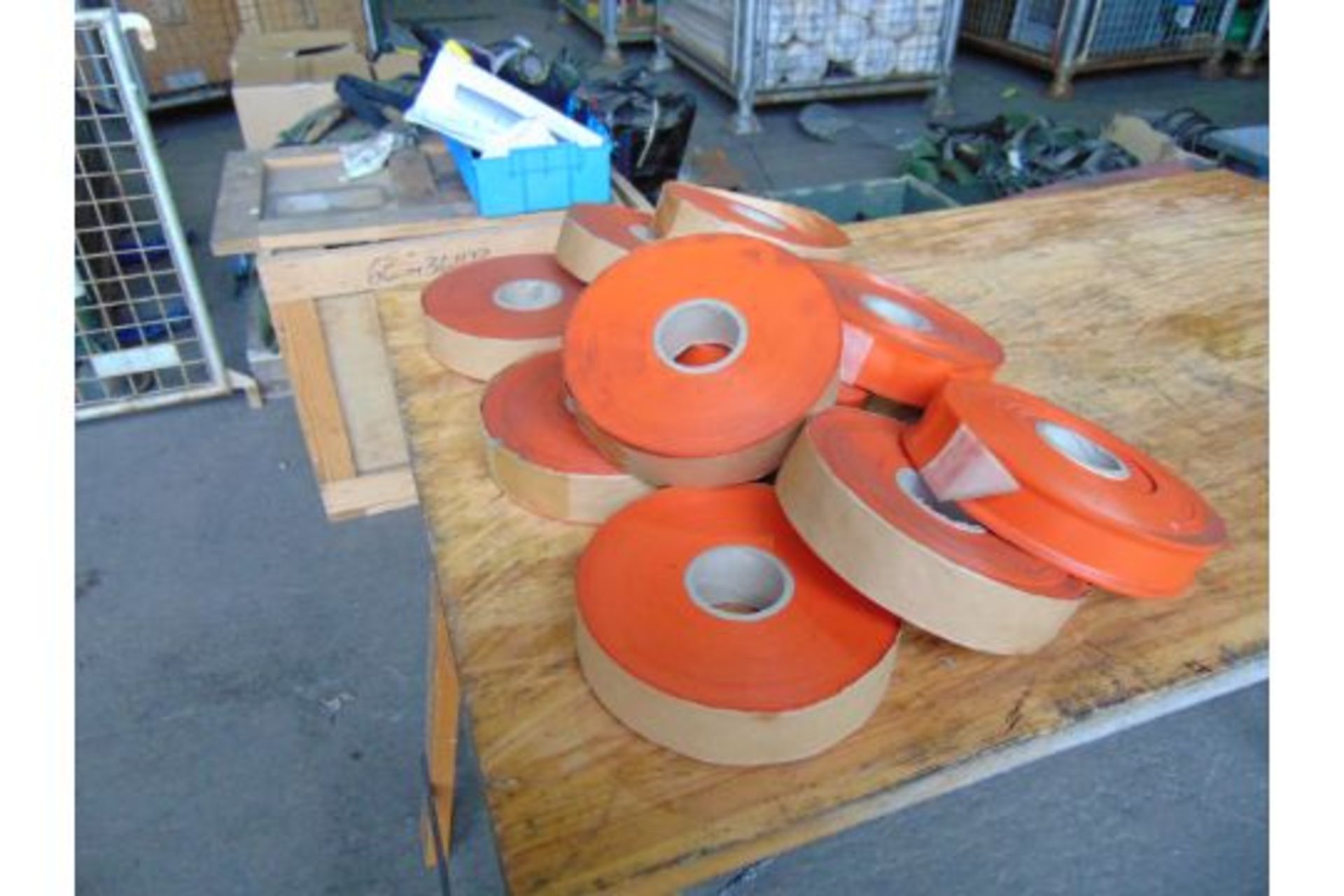 10 x Rolls of Orange Mine Tape - Image 3 of 4