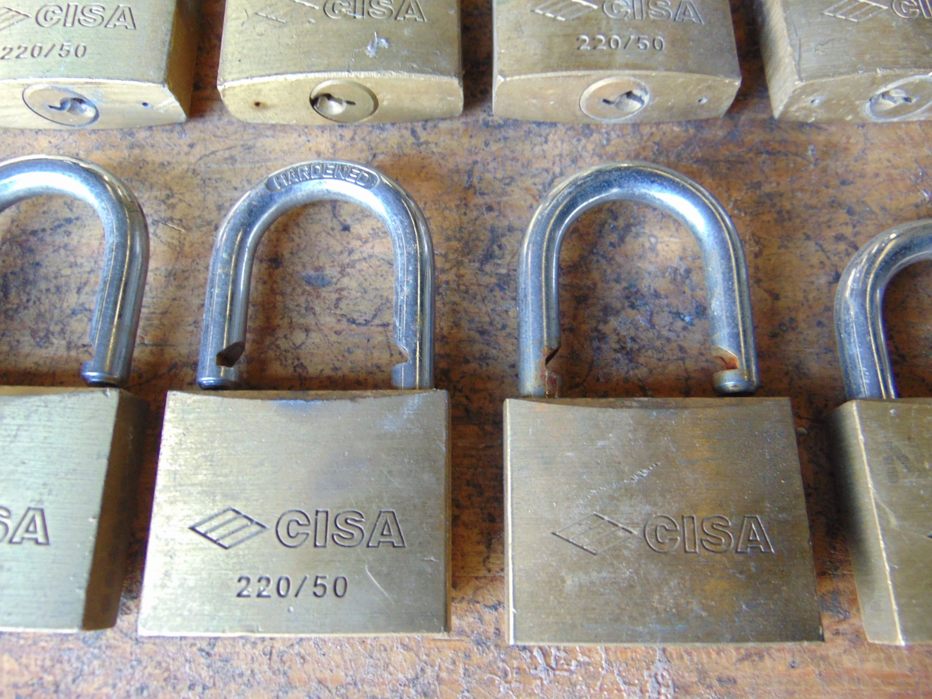 24 x CISA Brass Padlocks - Image 4 of 5