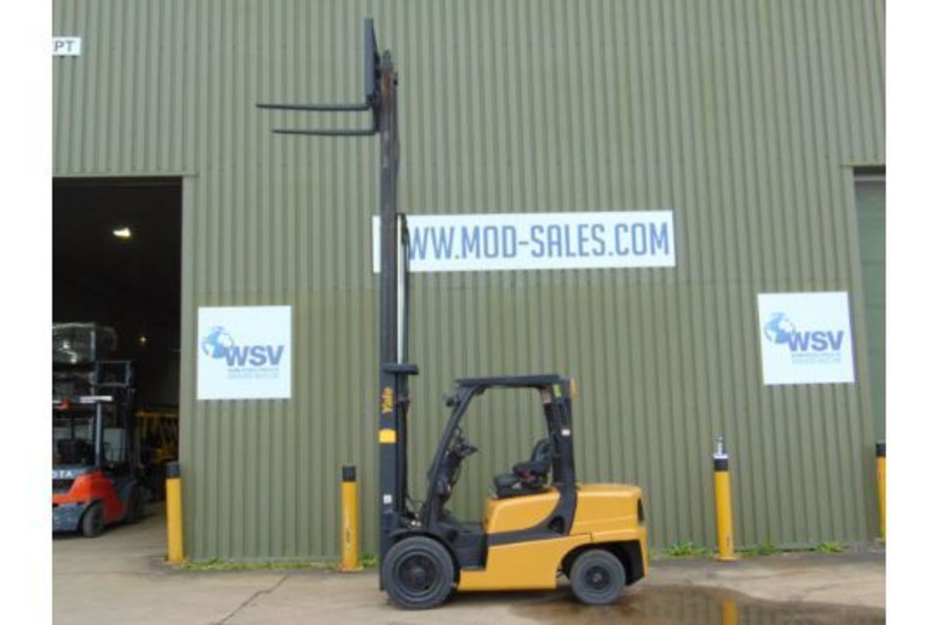 2011 Yale GDP35VX Fork Lift Truck - Triple 3 Stage Mast w/ Side Shift - Bild 19 aus 34