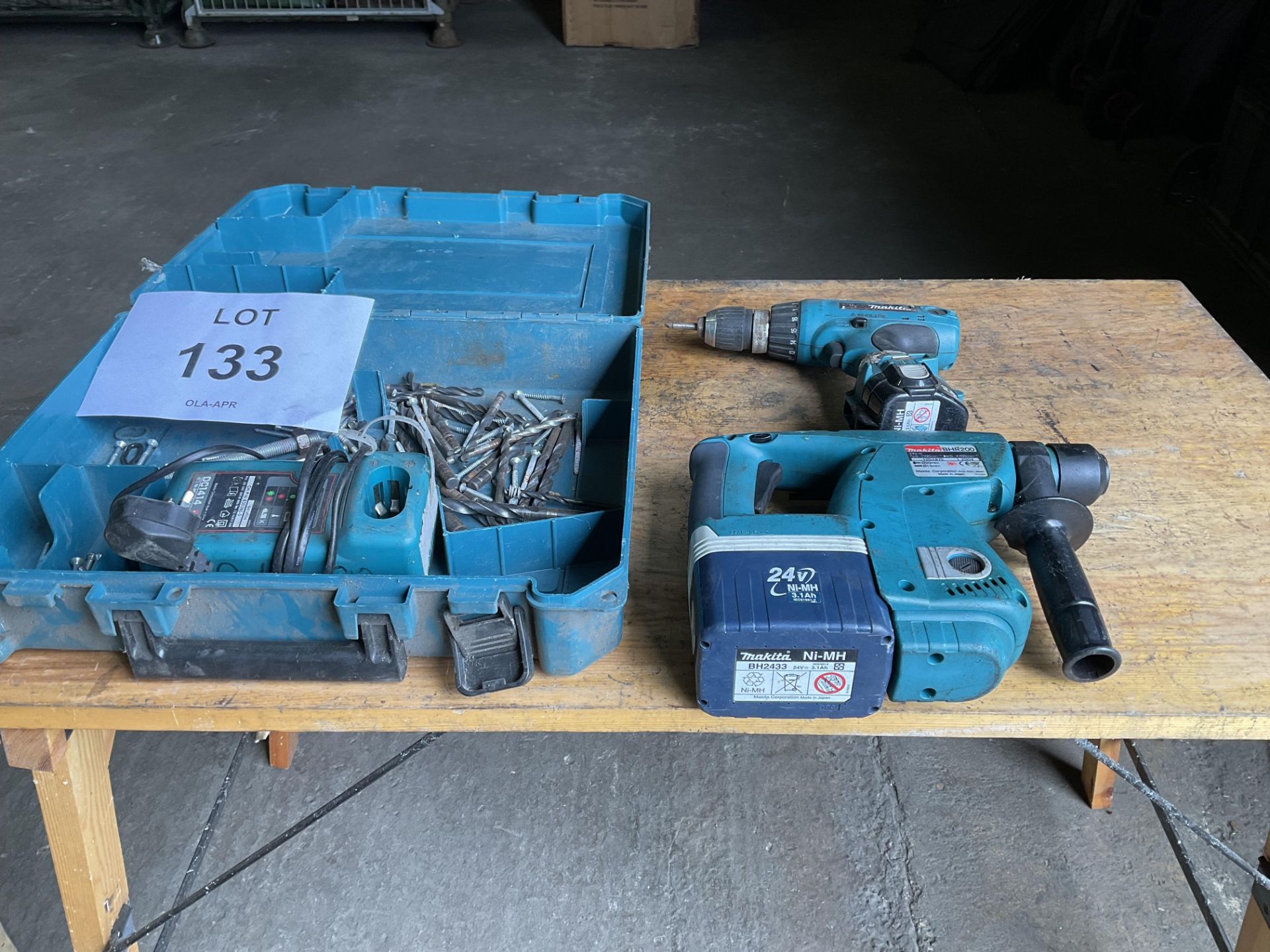 2X MAKITA DRILLS AND CASE