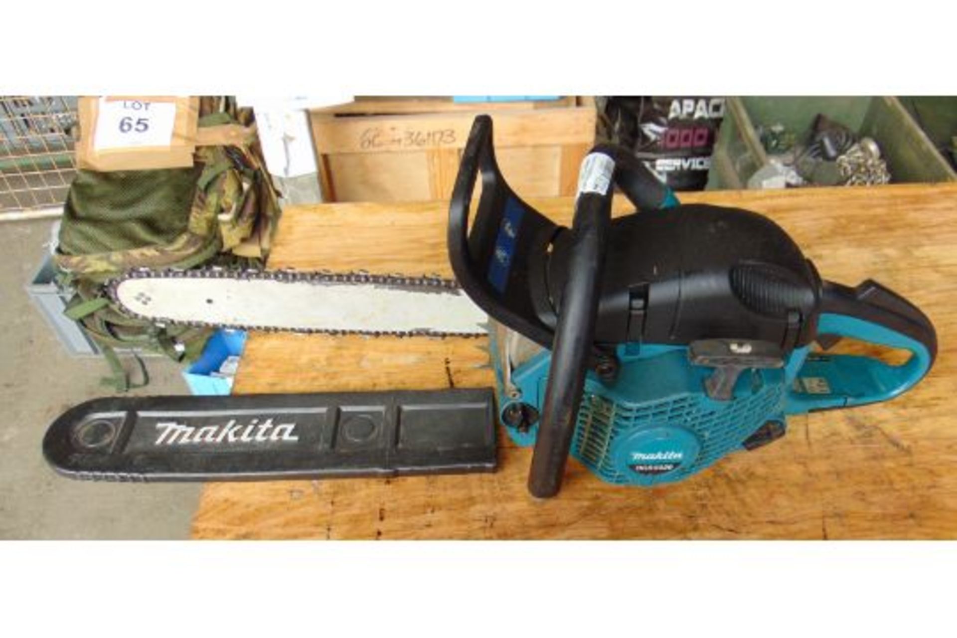 MAKITA DCS 5030 50CC Chainsaw c/w Chain Guard from MoD.