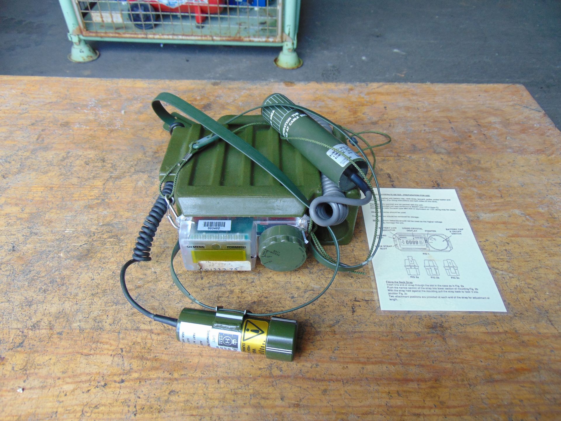 Portable Radiac Dose meter c/w Probe - Image 2 of 6