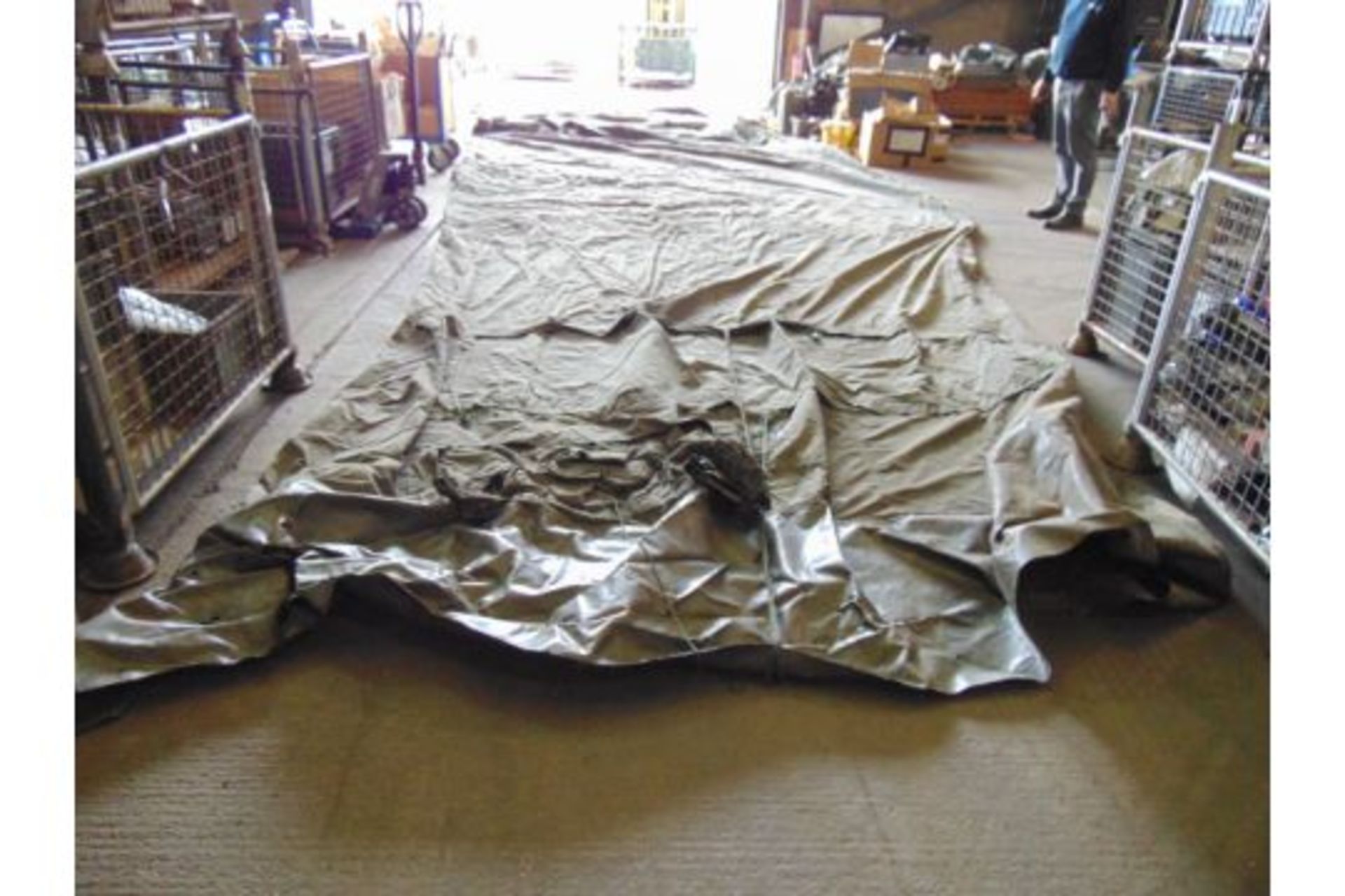 1 x British Army 18ft x 10ft Tent Canvas - Image 5 of 7