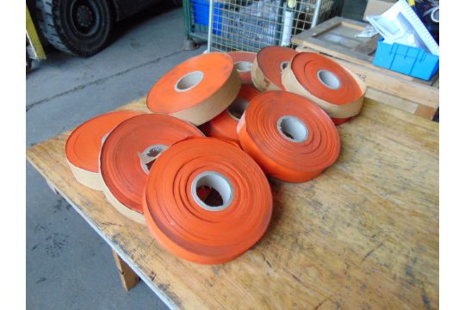 10 x Rolls of Orange Mine Tape - Image 4 of 4