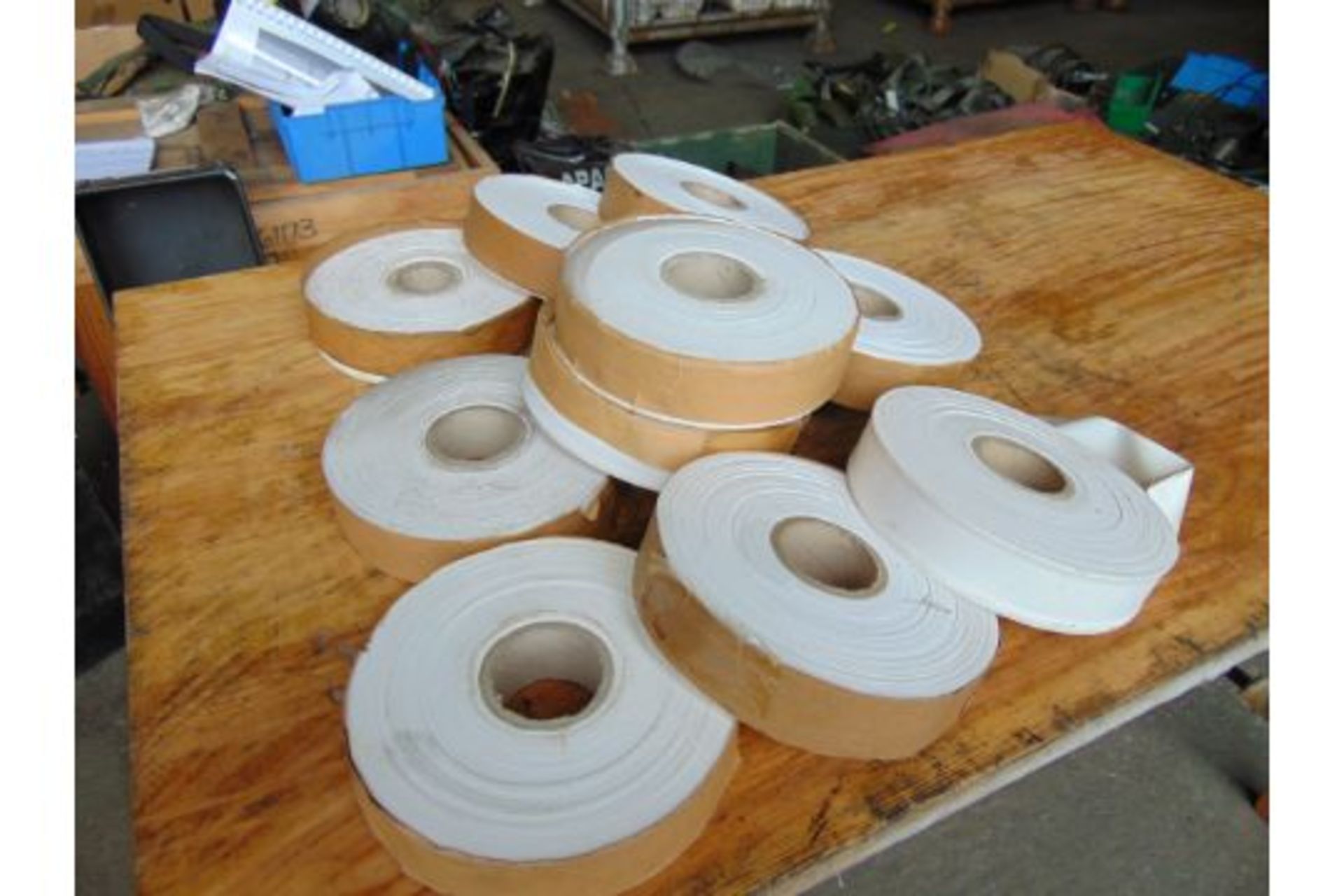 10 x Rolls of White Mine Tape