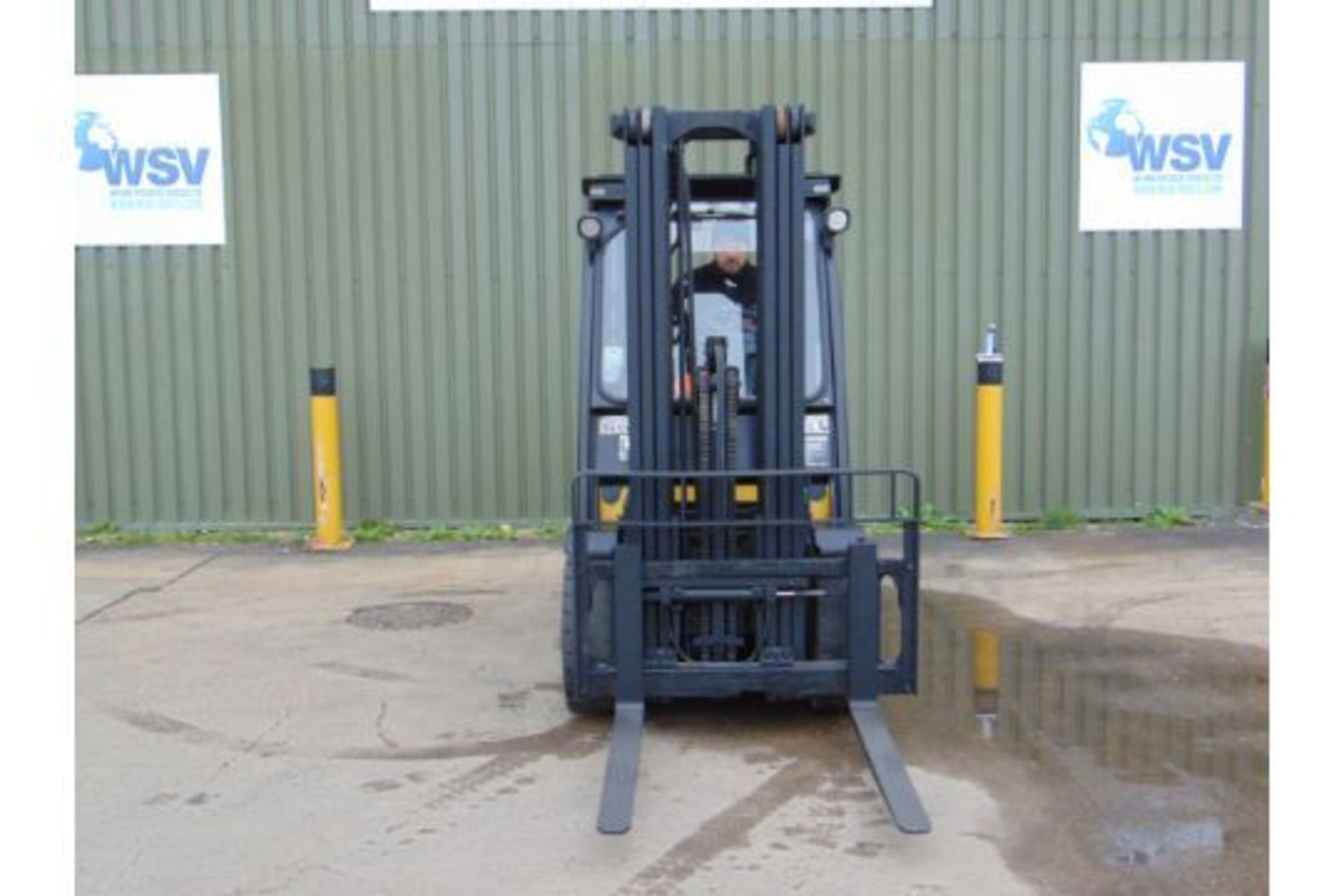 2011 Yale GDP35VX Fork Lift Truck - Triple 3 Stage Mast w/ Side Shift - Bild 15 aus 34