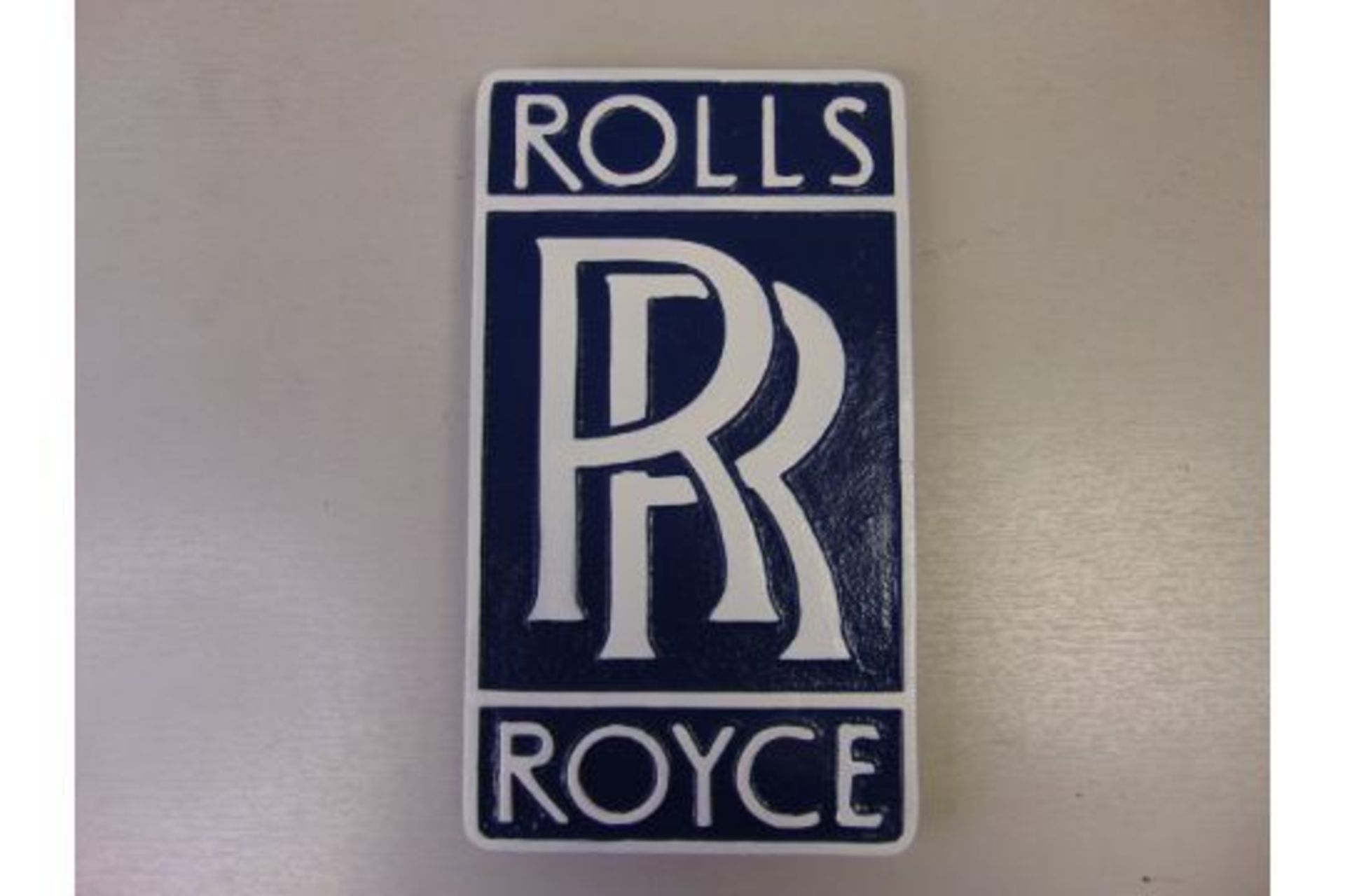 Rolls Royce Hand Painted Aluminium Hanging Sign