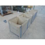 2 x New Unissued Hesco 3.2m x 64cms x 60cms Basket Units, 5 Baskets in Each Sections