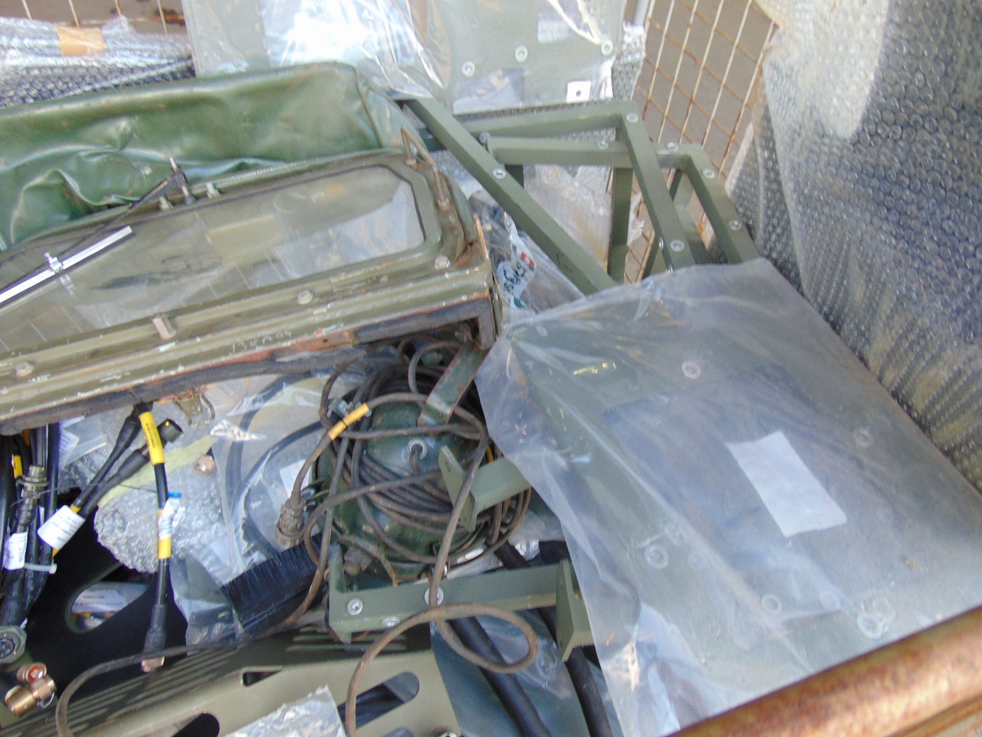 1 x Stillage of Unissued AFV Spares / CES Windscreen, Covers, Cable, Radio Mountings Etc - Image 5 of 5