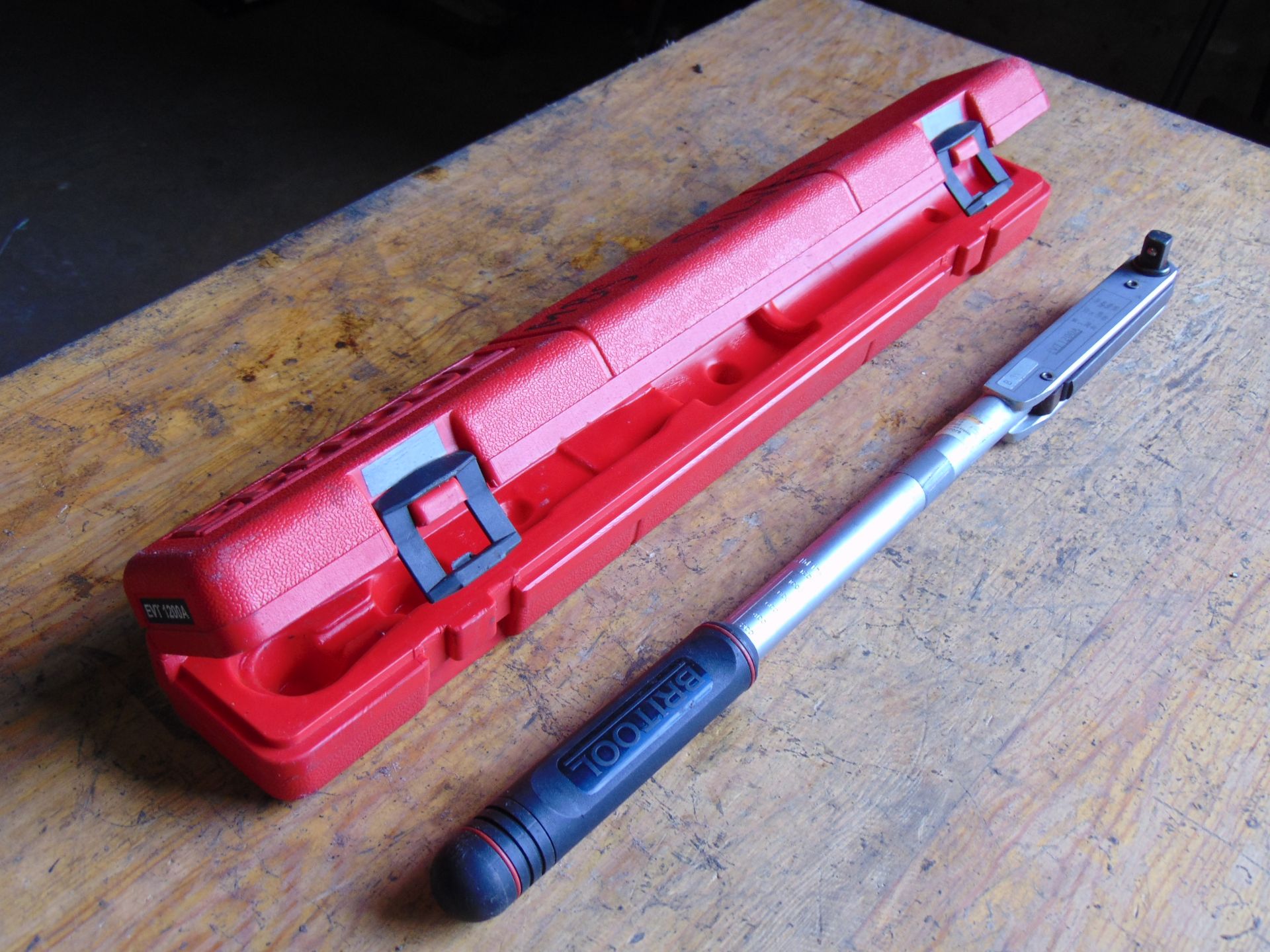 1 x Britool EVA 1200 A Torque Wrench in Case - Image 2 of 5