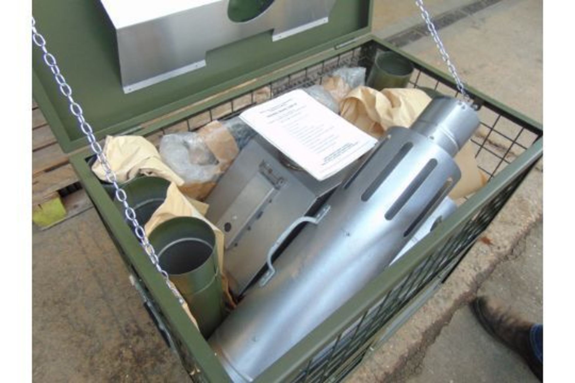 New Unissued GHS 3 15kw Multifuel (Diesel / Kerosene) Temporary Accommodation Heater c/w Accessories - Bild 5 aus 7