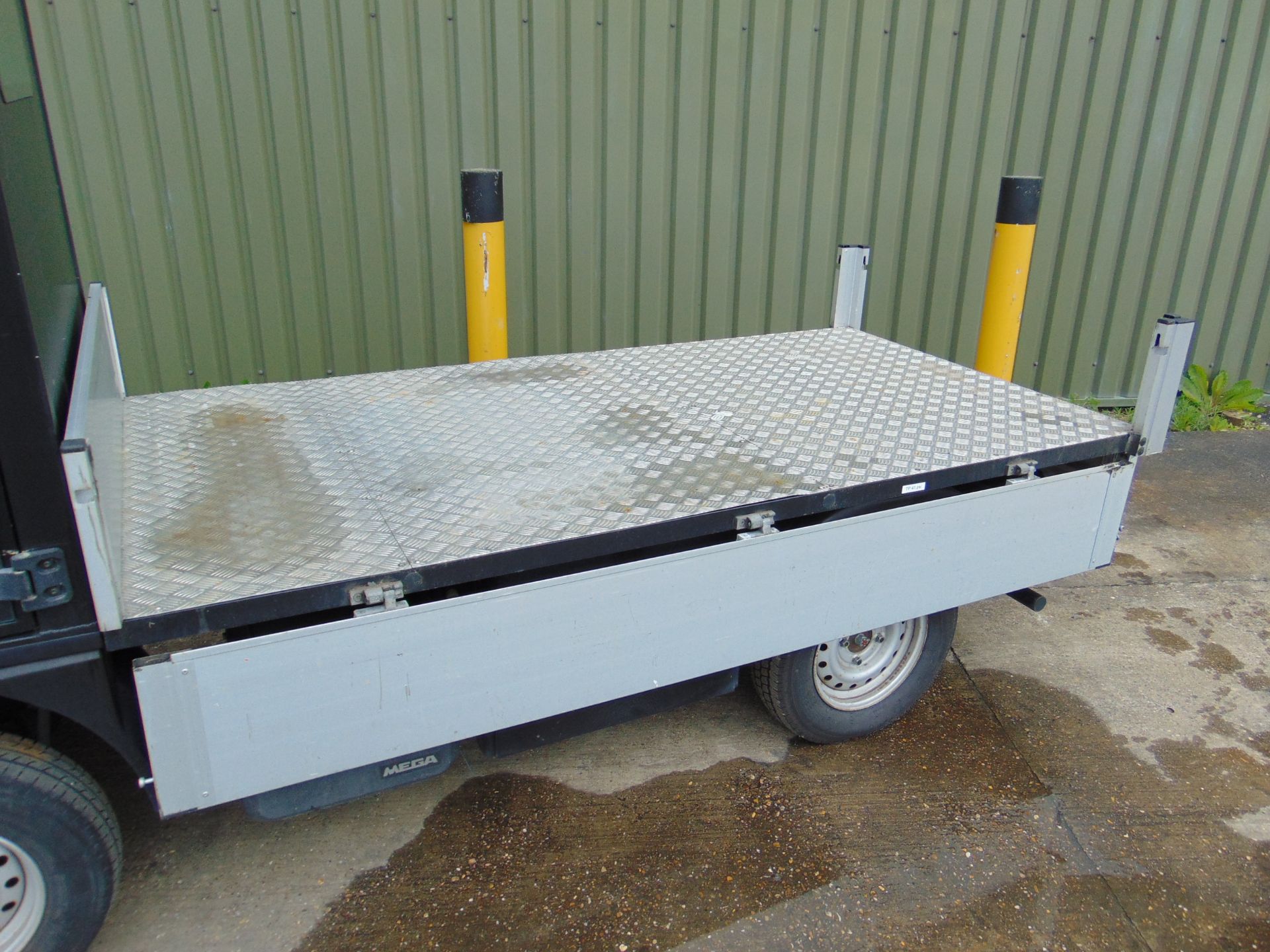 MEGA e-Worker Electric Utility Vehicle - Flat-Bed w/ Fold Down Sides - Image 19 of 43