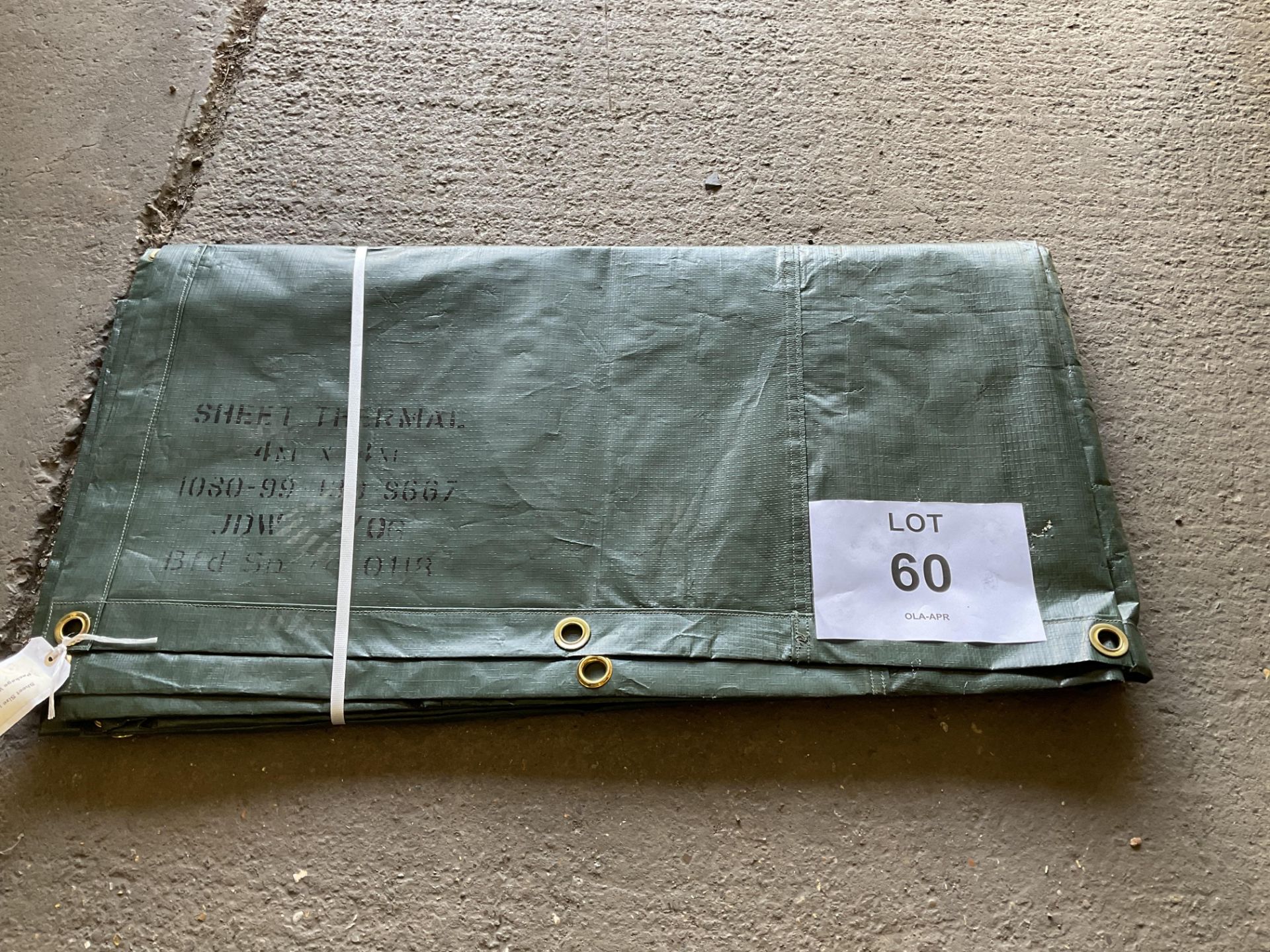 NEW UNISSUED 4M X4M TARPAULIN SHEET