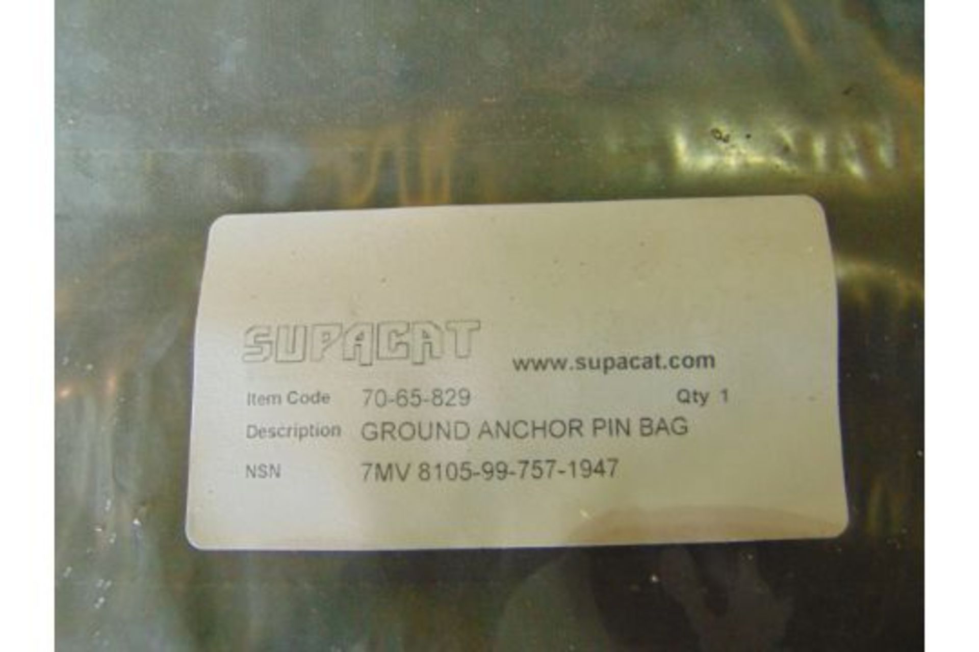 5 x NOS Unissued Supacat Ground Anchor Pin Bags - Image 3 of 3