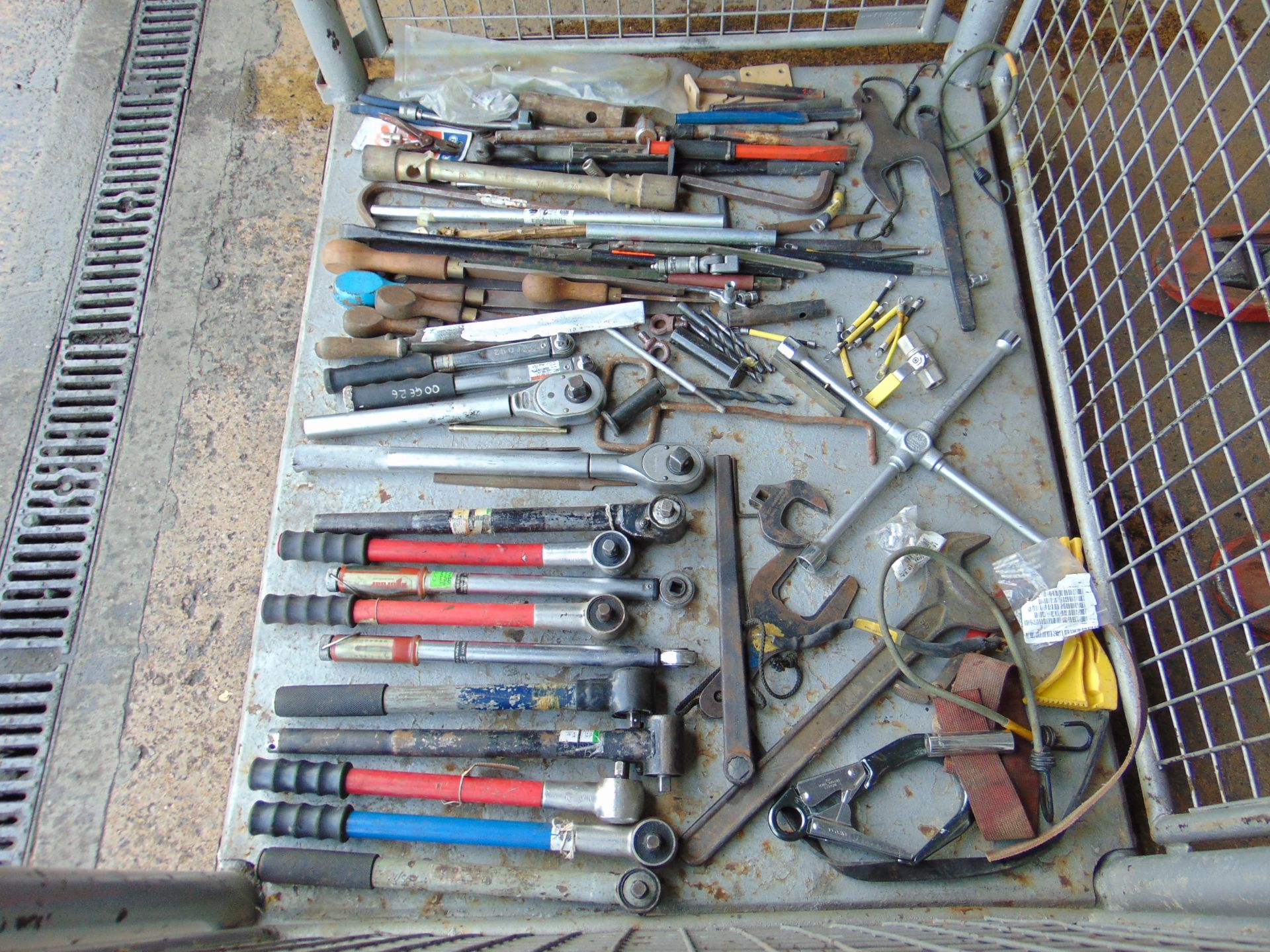 Stillage of Assorted Tools - Chisels, Files, Torque Wrench etc. - Image 3 of 6