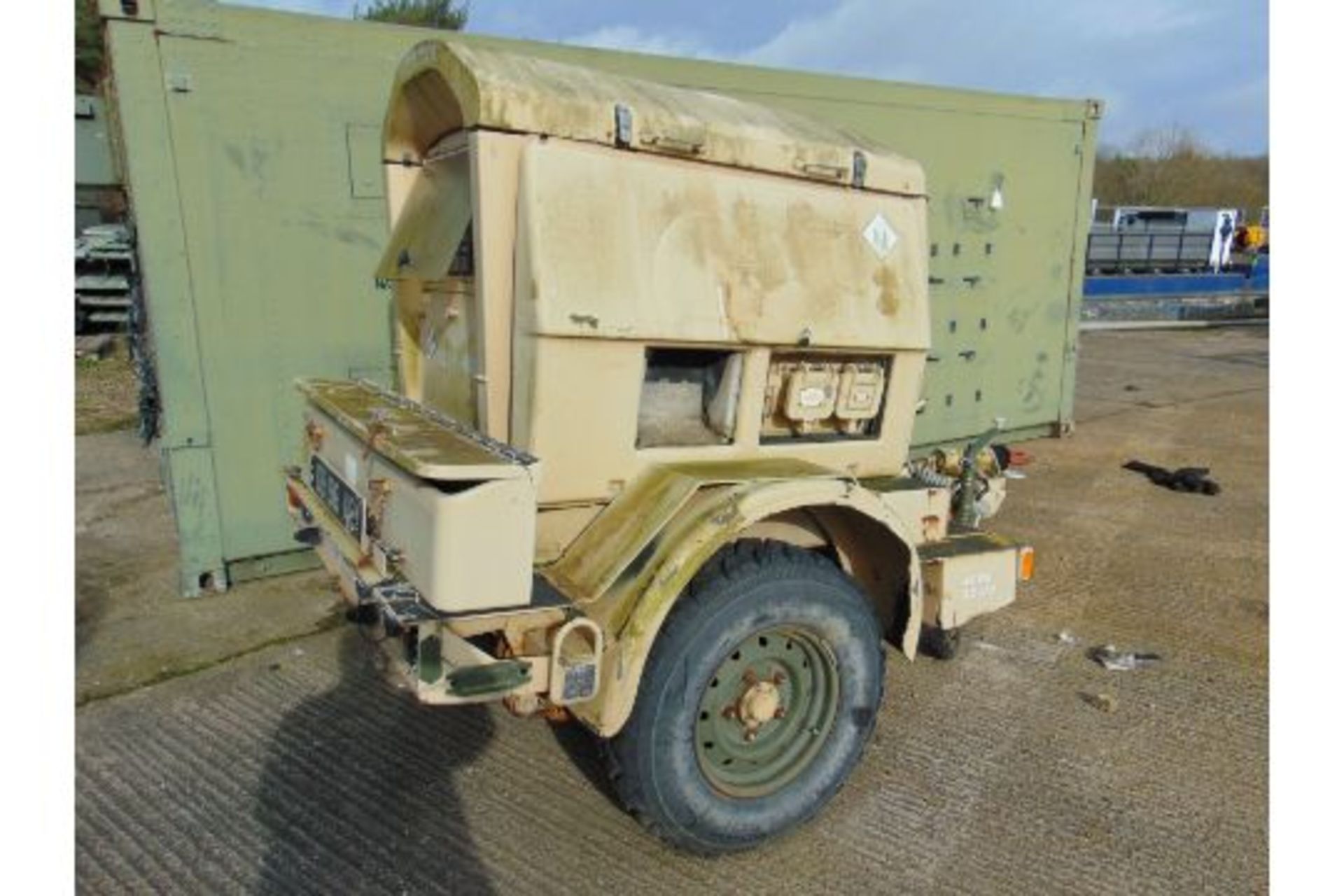 Lister 4 Cylinder Diesel 15 KVA Generator on Penman 2 Axle Trailer - Image 2 of 9