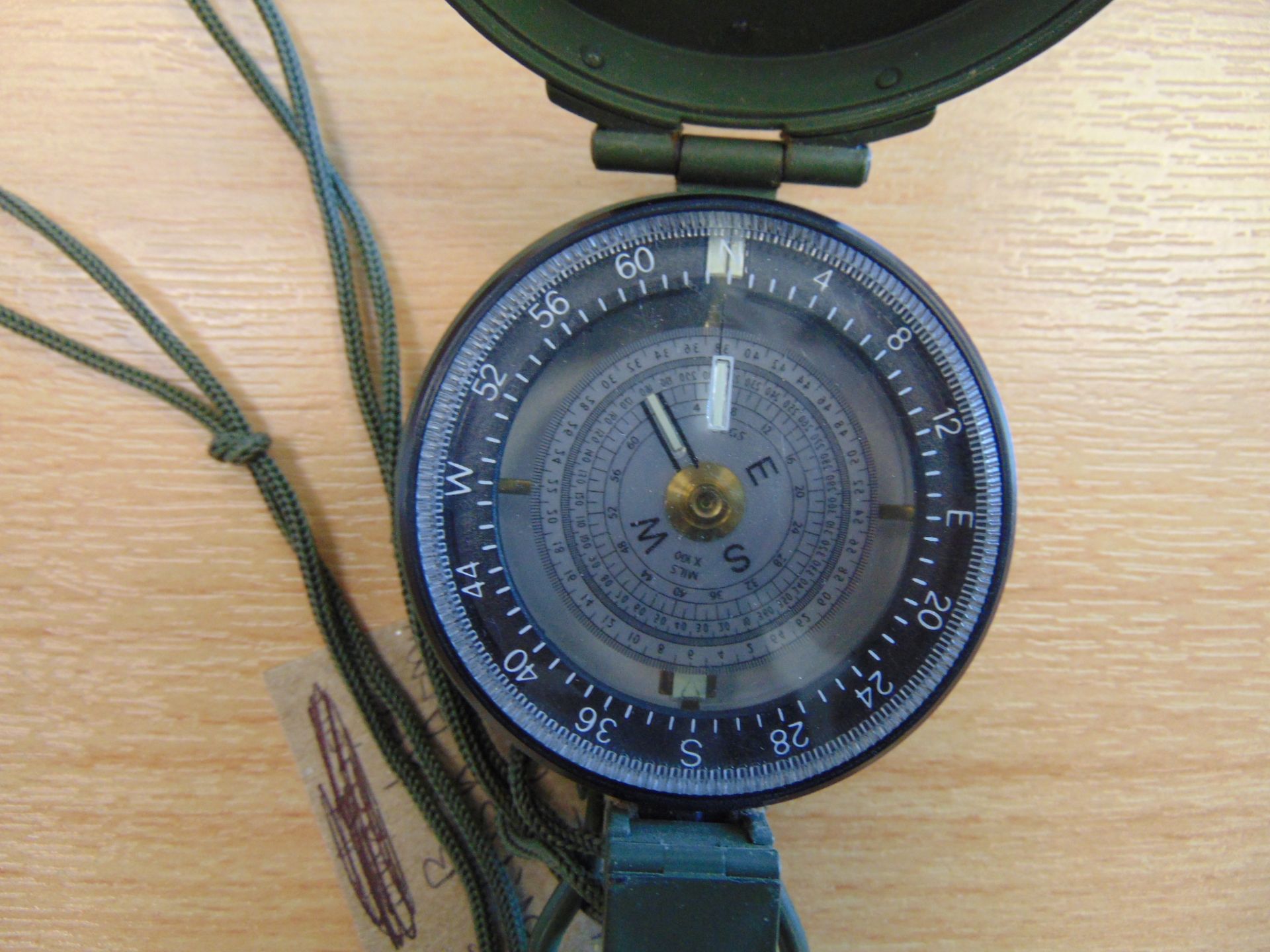 Francis Barker M88 British Army Prismatic Compass in Mils - Image 3 of 5