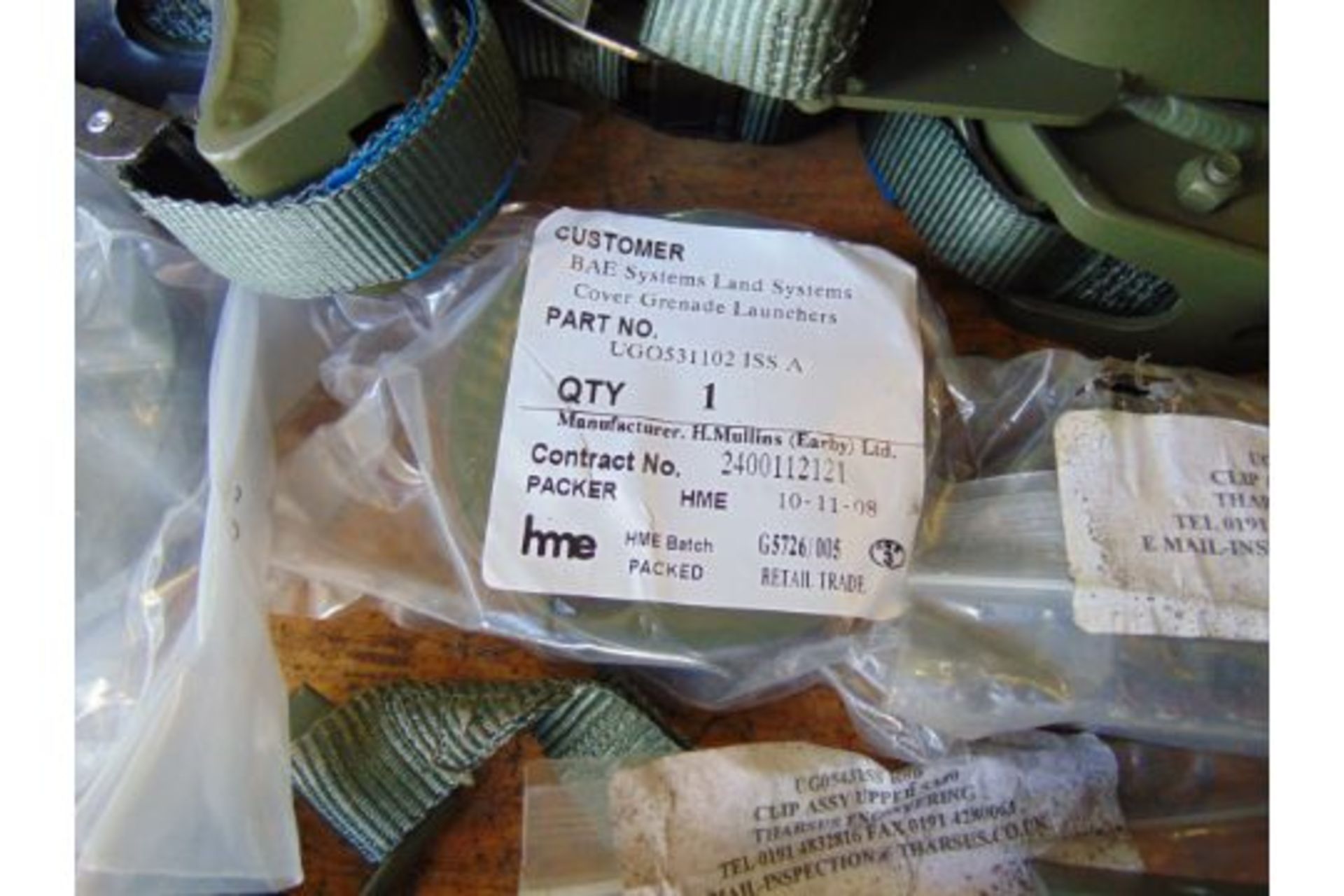 New Unissued WIMIK SA 80 Clips Launcher Covers, Stowage Straps, Barrel Clamps etc - Image 5 of 8