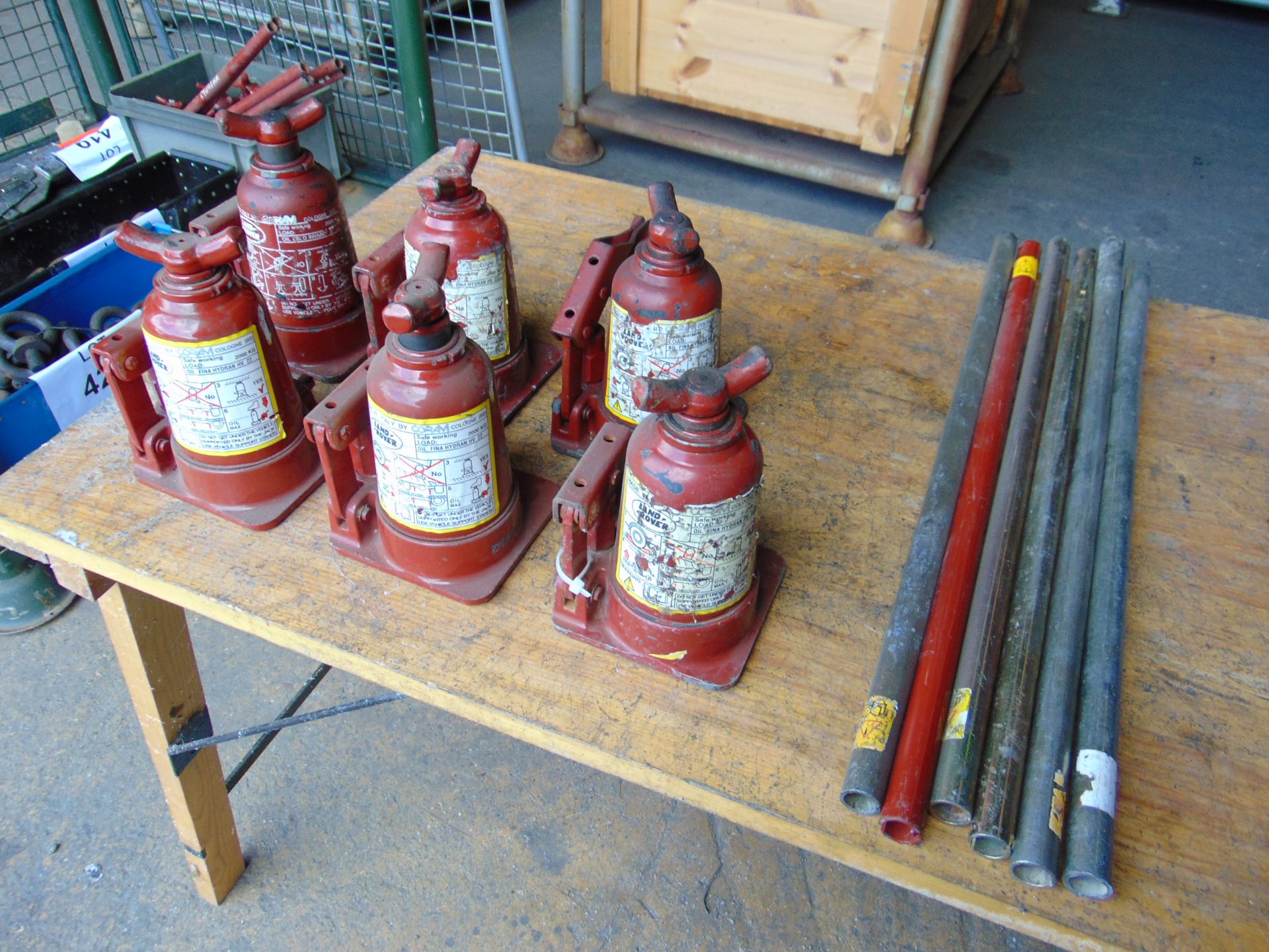 6 x Land Rover 2 Tonne Bottle Jacks - Image 5 of 5