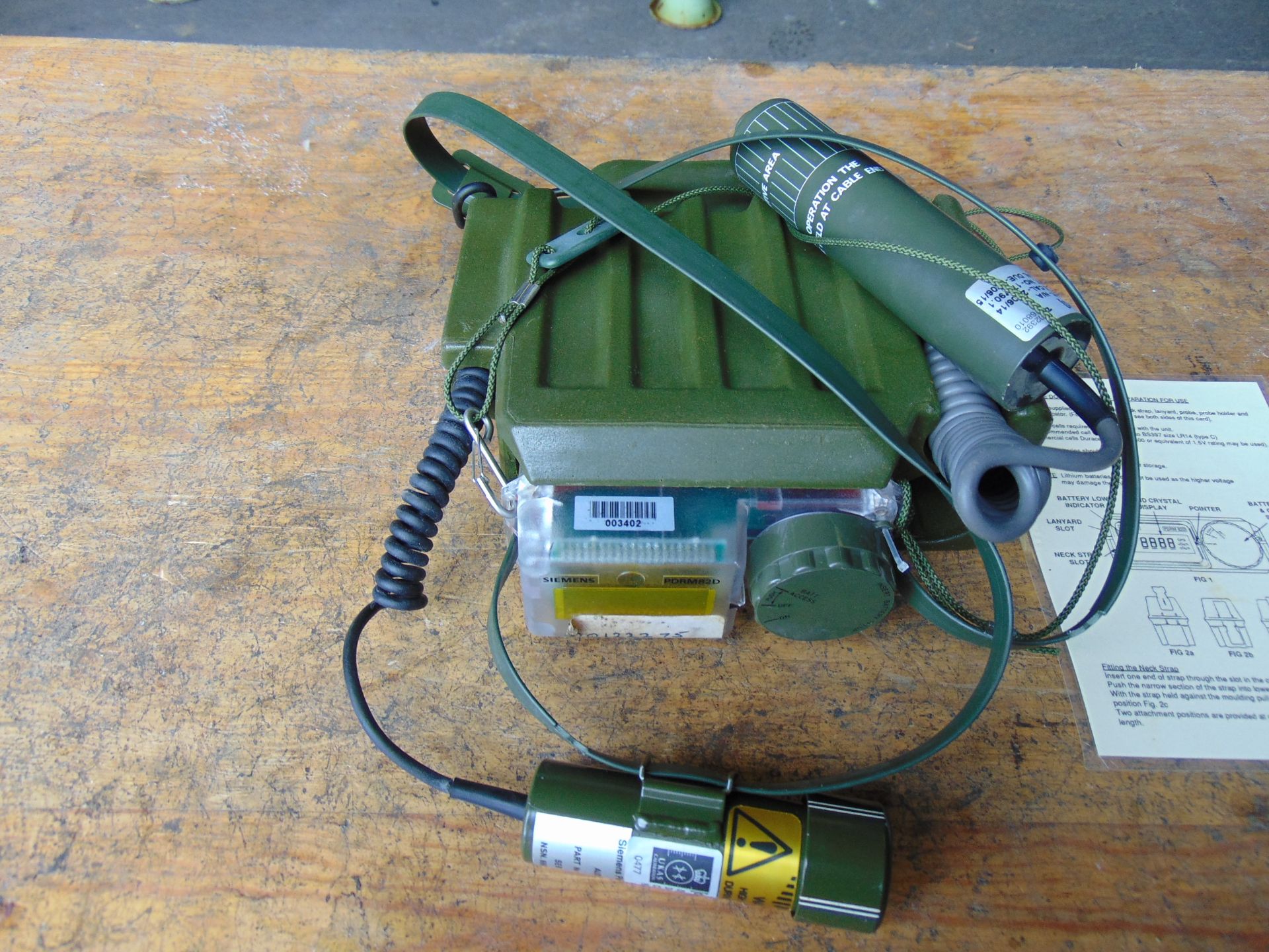 Portable Radiac Dose meter c/w Probe - Bild 4 aus 6