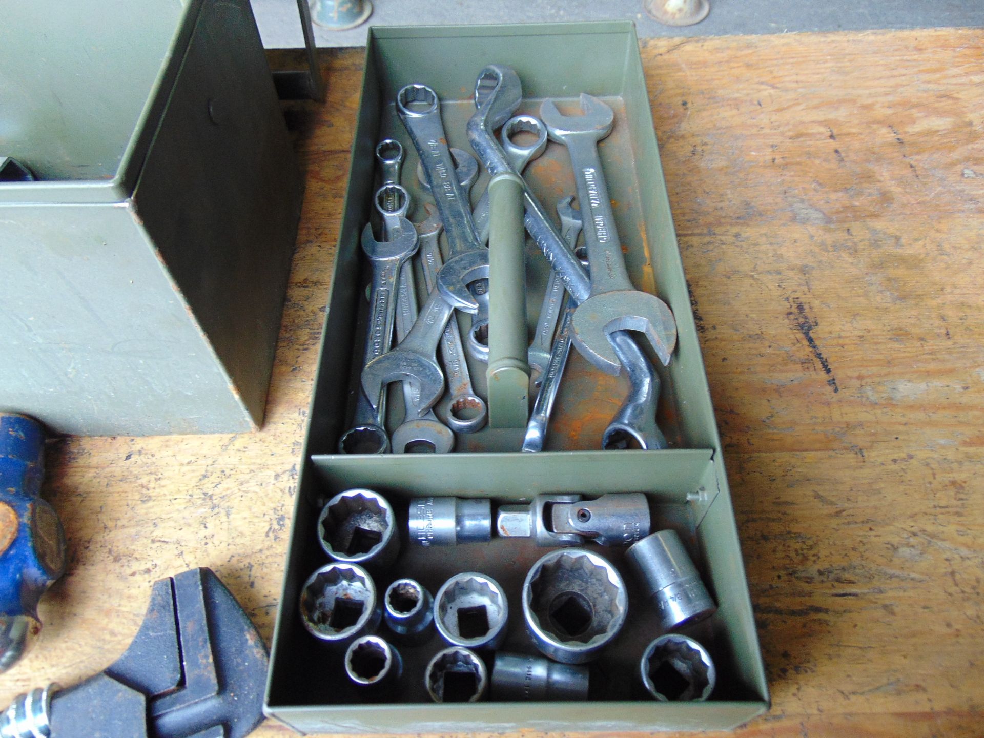 Ex MOD Tool Box w/ Various Tools - Image 4 of 5