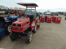 Mitsubishi MT 15 FI 4x4 Compact Tractor Diesel c/w Rotavator 669 hrs only
