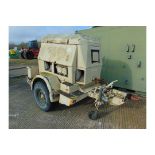 Lister 4 Cylinder Diesel 15 KVA Generator on Penman 2 Axle Trailer