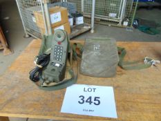 2 x Racal Matel British Army Field Telephones