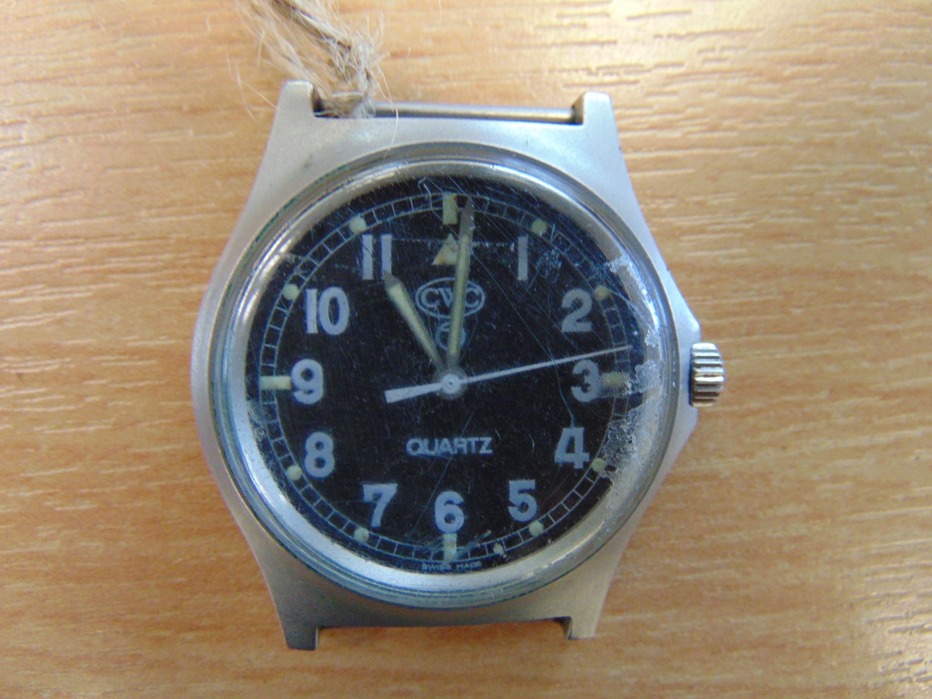 Rare CWC 0552 Royal Marines / Navy Issue Service Watch Nato Marks, Date 1990, * GULF WAR 1 * - Image 2 of 4