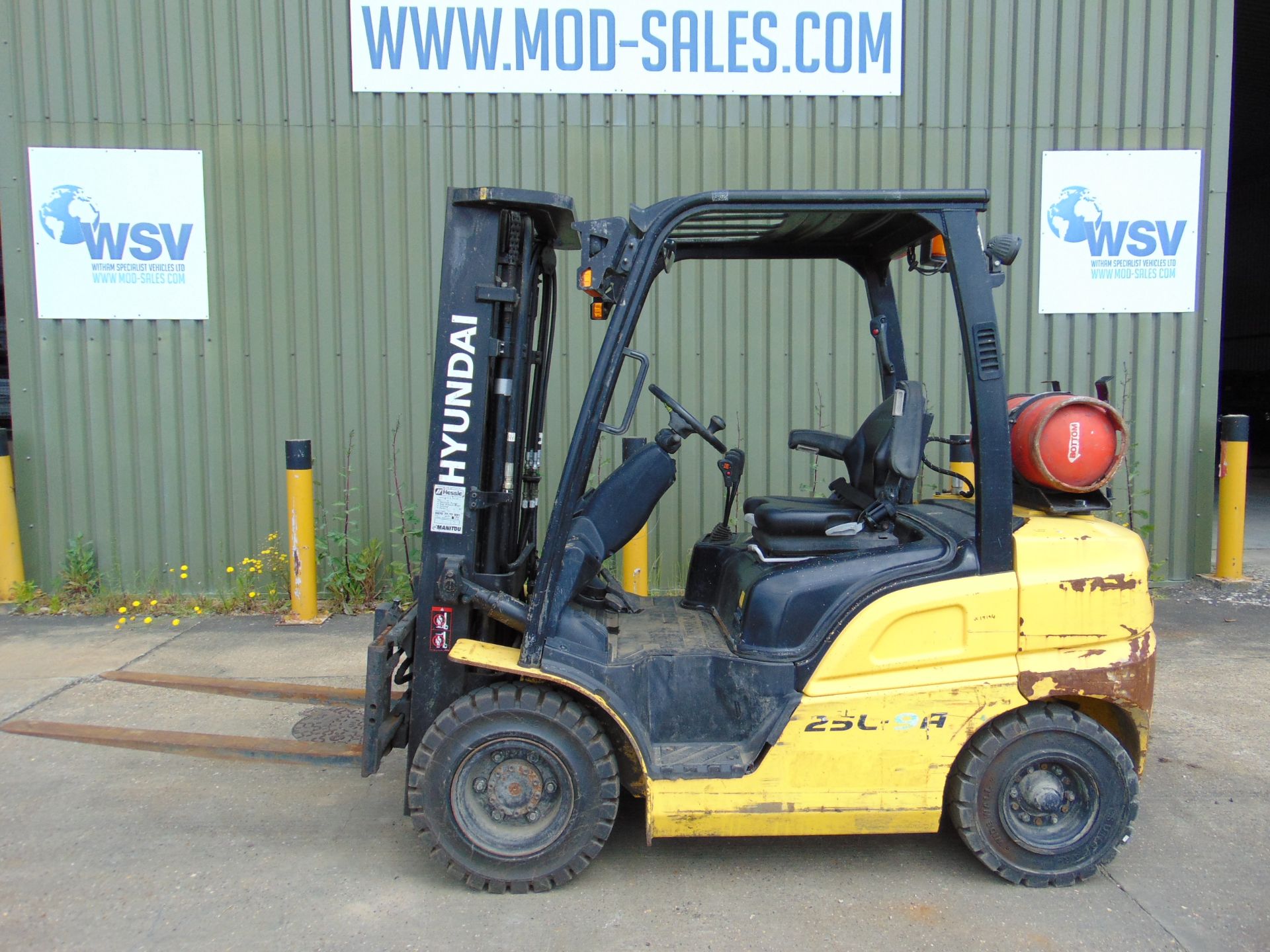 2017 Hyundai 25L-9A 2.5T - LPG Fork Lift Truck - Image 11 of 44