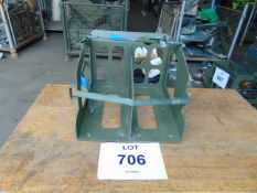 New Unissued Aluminium Double Jerry Can Mount c/w Straps
