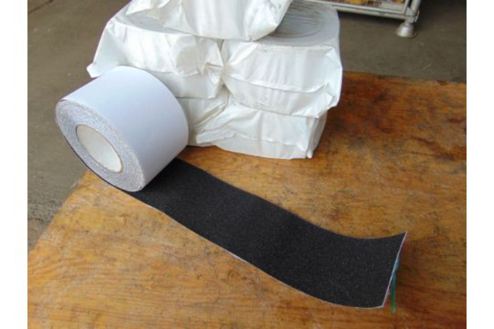 6 x New Rolls of Self Adhesive Walkway Grip Tape - Unopened in Original Packaging.MOD Stock - Image 2 of 3
