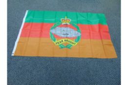 Royal Tank Regiment Flag - 5ft x 3ft with Metal Eyelets.