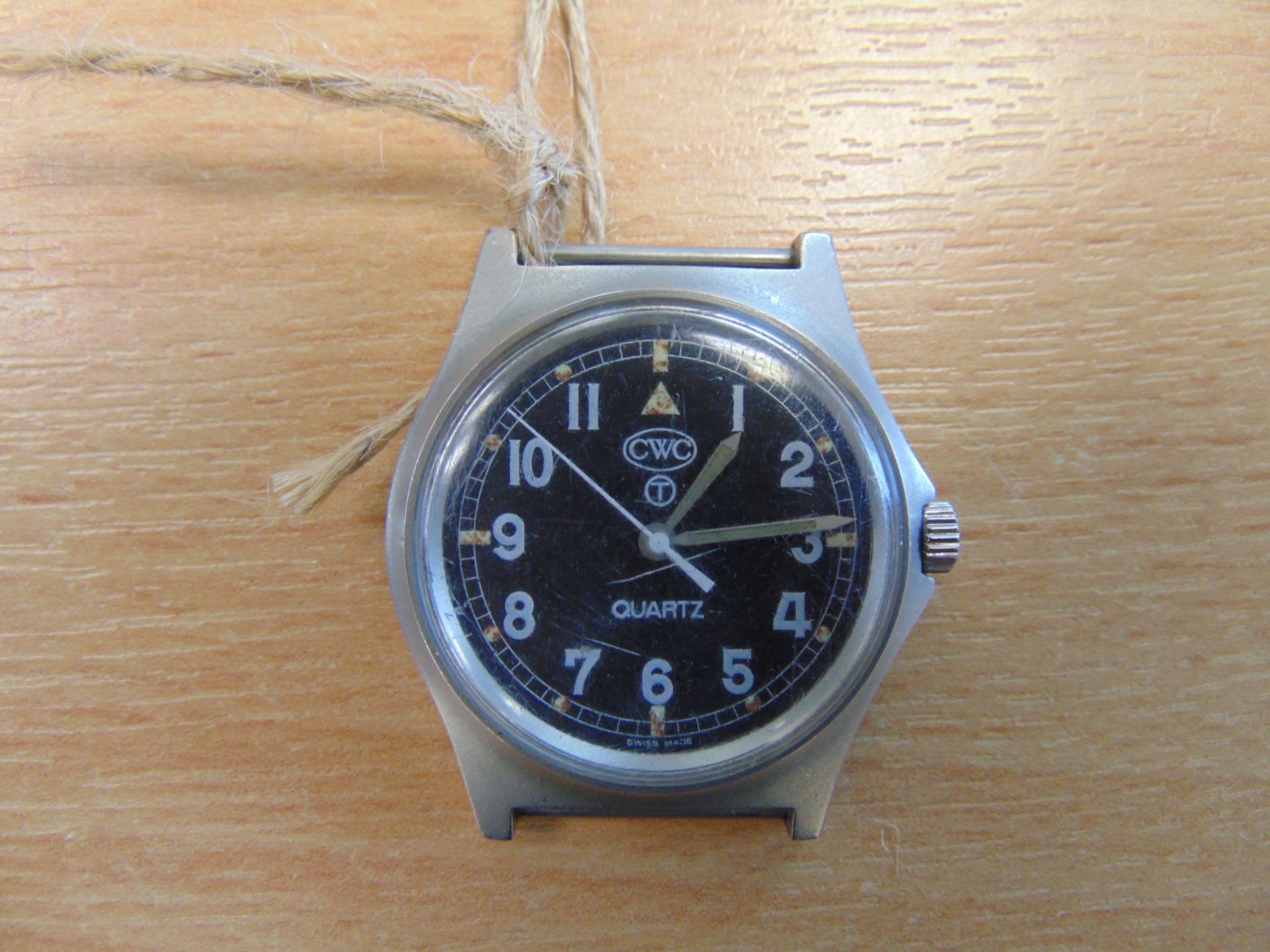 Rare CWC 0552 Royal Marines / Navy Issue Service Watch Nato Marks, Date 1990, * GULF WAR 1 * - Image 2 of 4