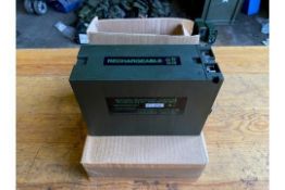 2 x New Unissued Clansman 24V Rechargeable Battery Original Packing