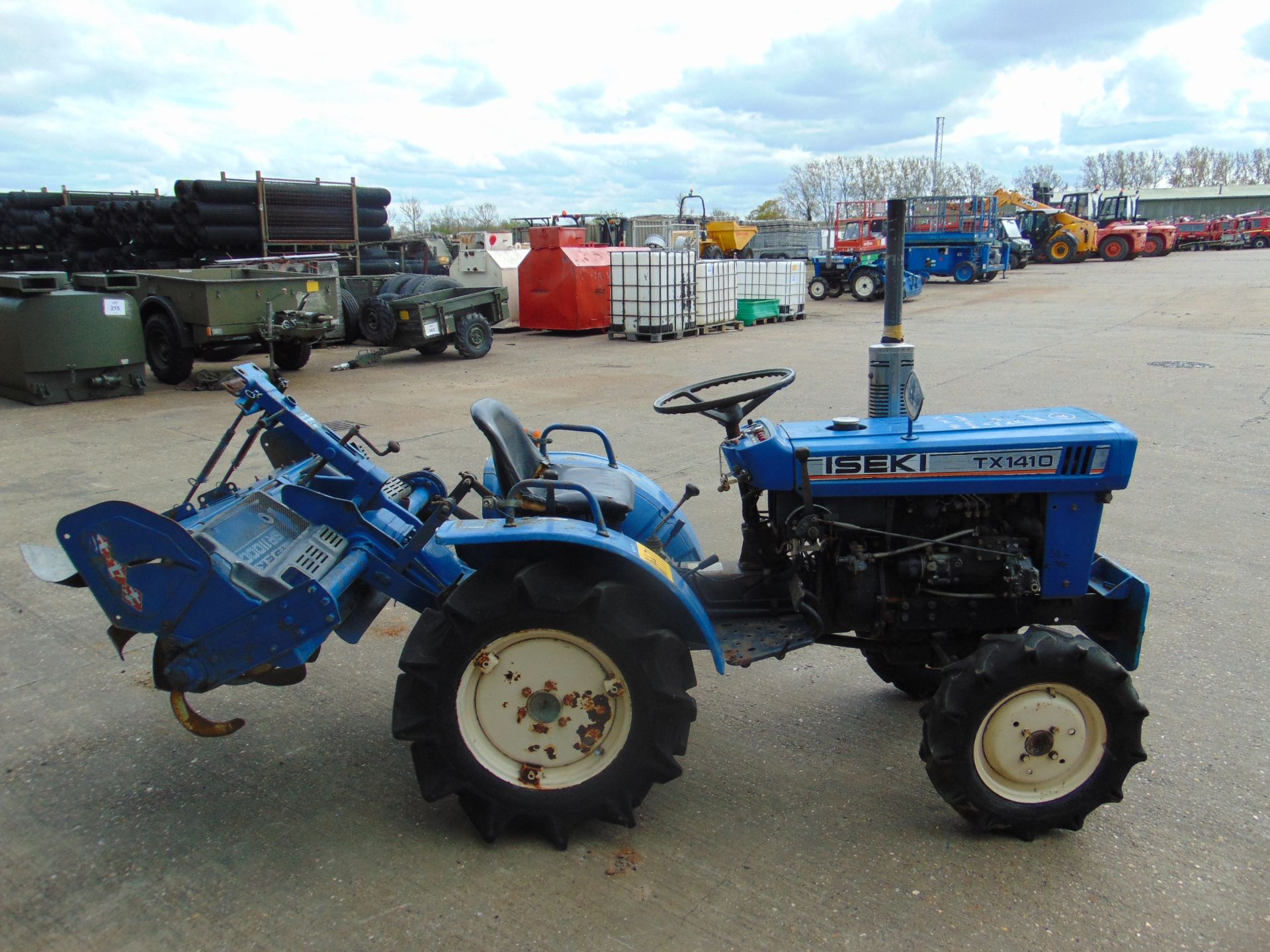 Iseki TX1410 4x4 Compact Tractor w/ Rotary Tiller - Bild 4 aus 24