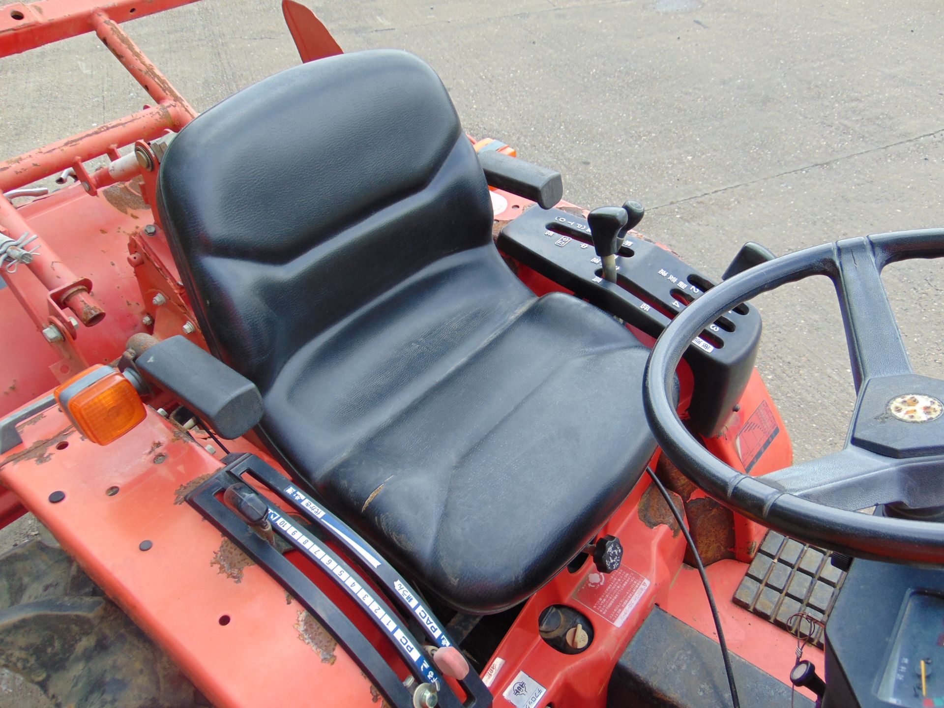 Mitsubishi MT155 Compact Tractor w/ Rotary Tiller - Image 14 of 34