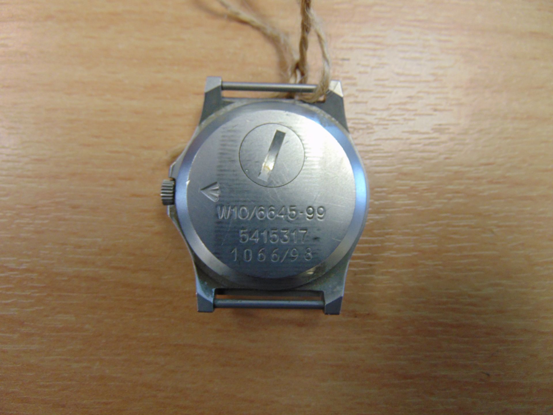 CWC (Cabot Watch Co Switzerland) British Army W10 Service Watch, SNo 1066, Date 1998 - Image 3 of 4