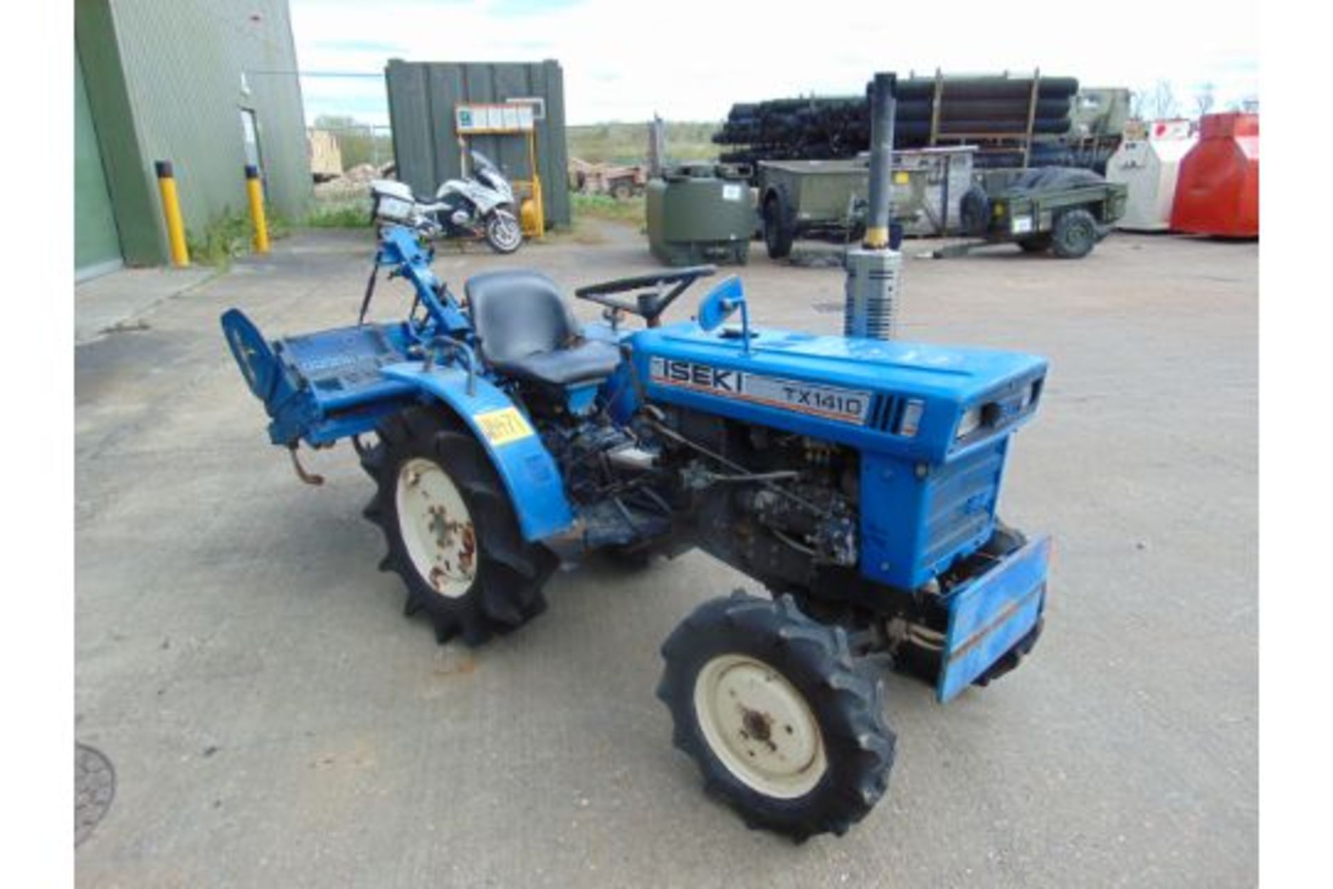 Iseki TX1410 4x4 Compact Tractor w/ Rotor Tiller - Image 3 of 24