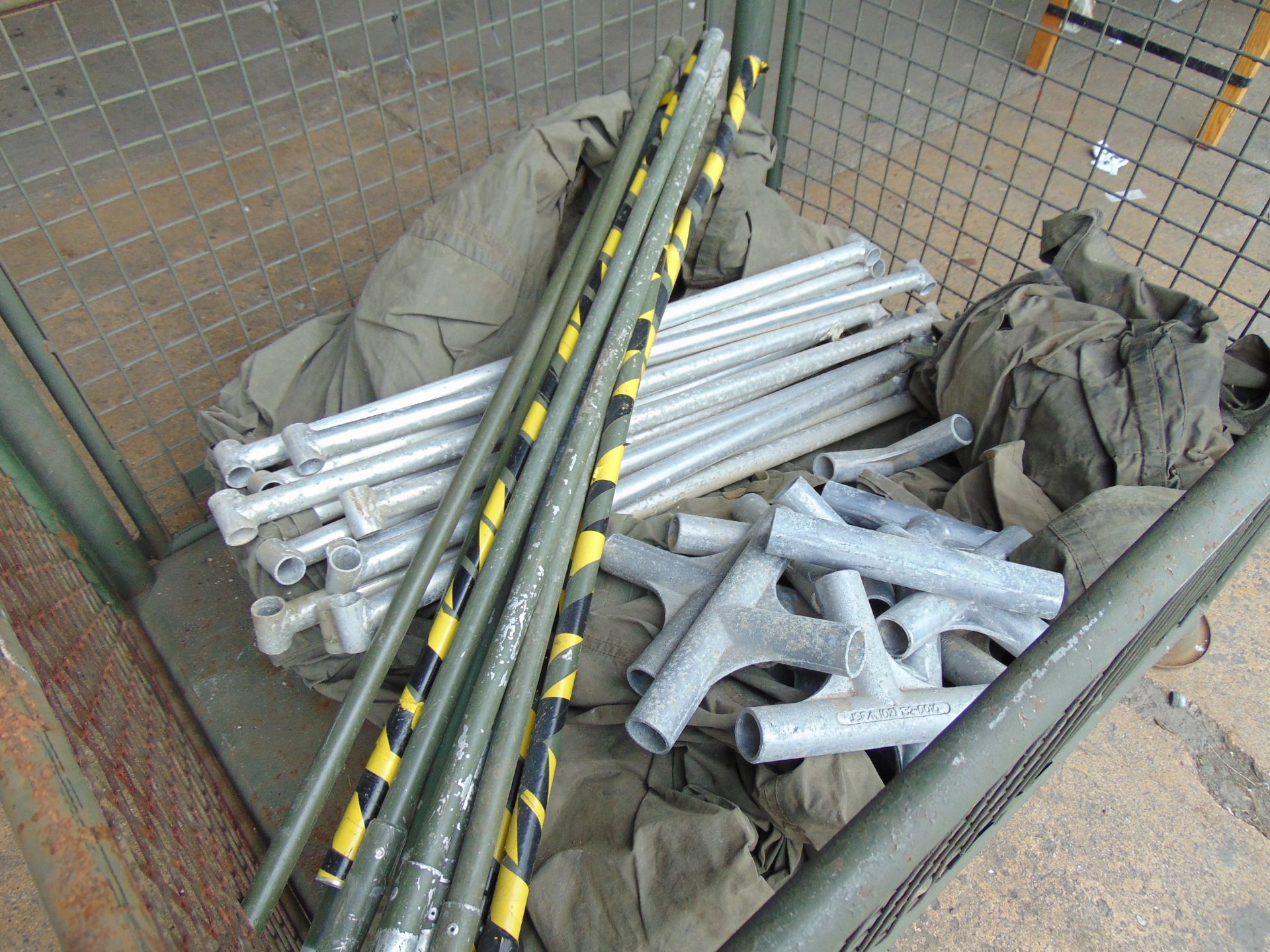1 x Stillage Tent and Poles Etc - Image 3 of 5