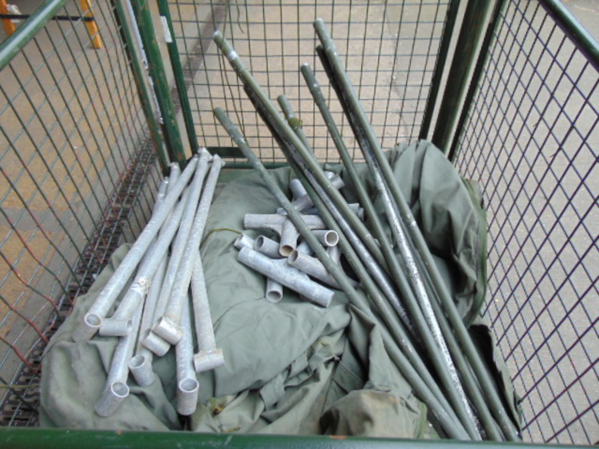 1 x Stillage Tent and Poles Etc - Image 3 of 4
