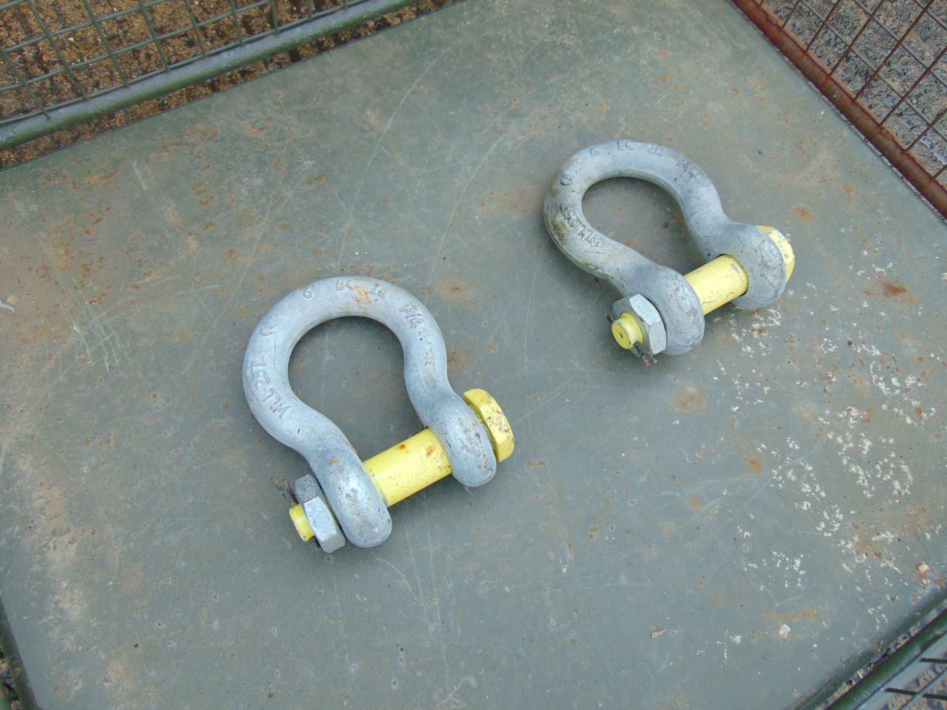 2 x 25 ton Lifting Shackles - Image 3 of 4