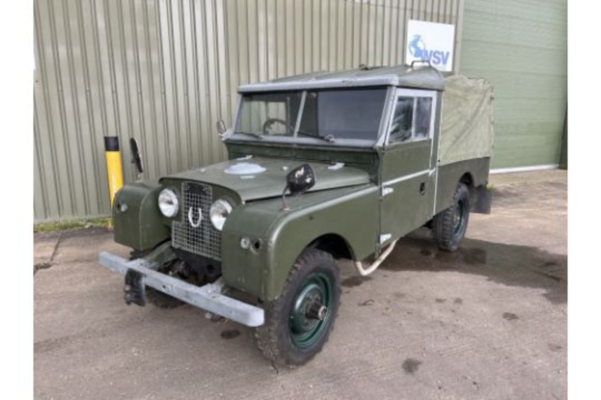 V Rare Land Rover Series 1 107inch truck cab pick up with a large selection of Spare Parts