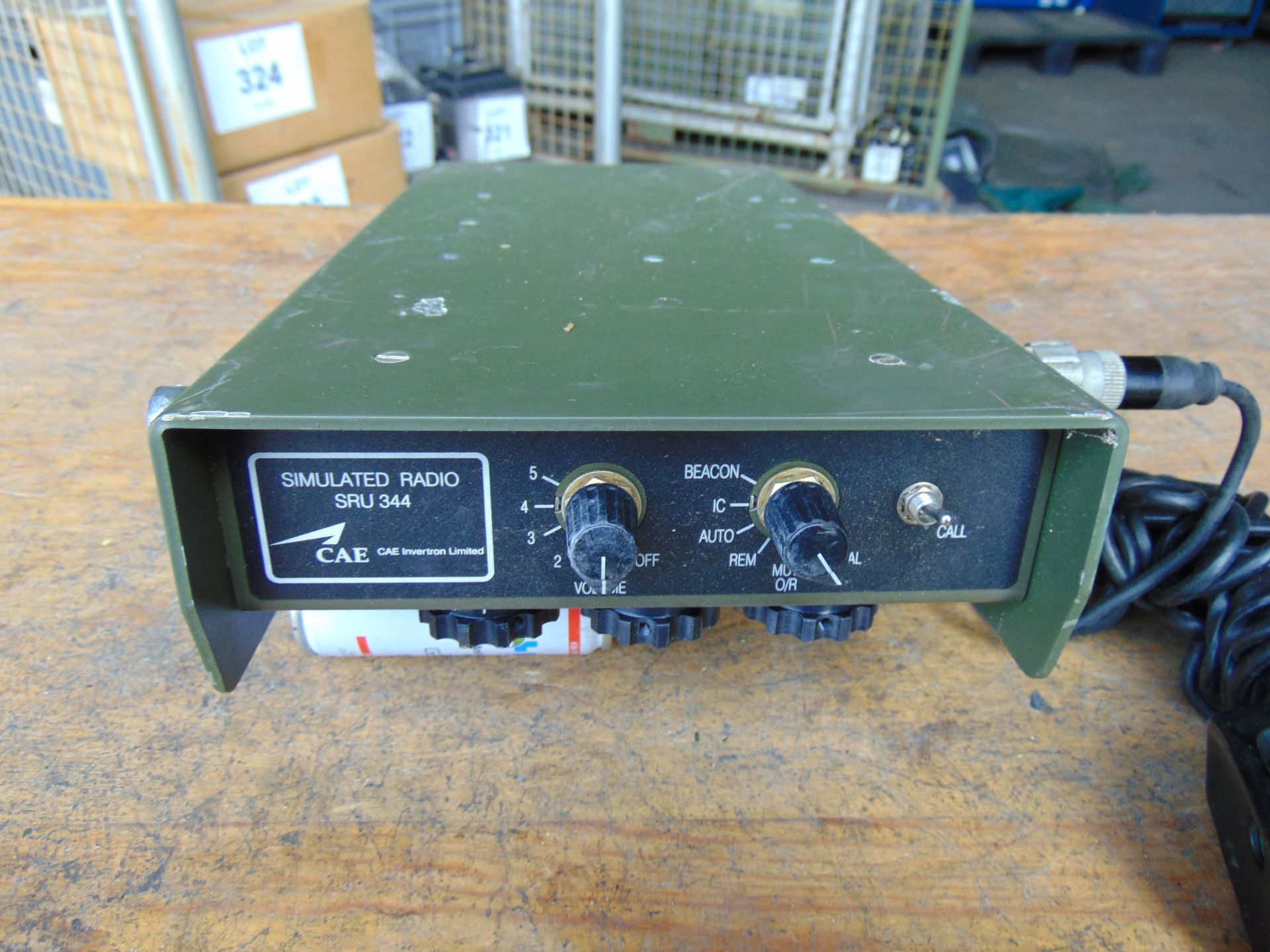 Clansman RT344 Training Transmitter Receiver c/w Handset - Image 3 of 4