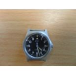 V Rare Unissued CWC (Cabot Watch Co Switzerland) British Army W10 Service Watch Dated 1983