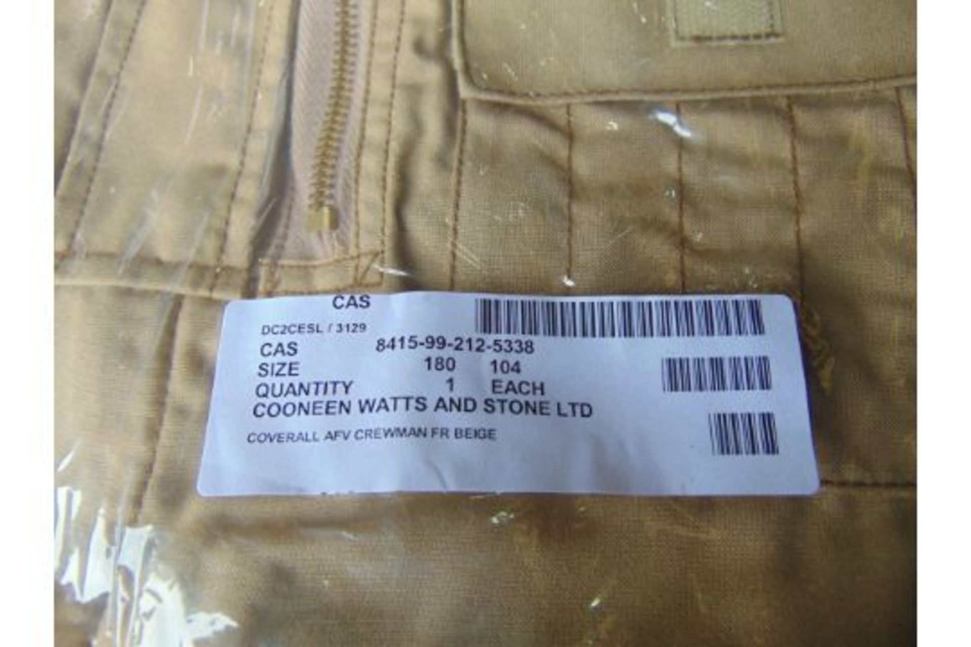 2 x New Unissued AFV Crew mans Coverall in Original Packing - Image 3 of 6
