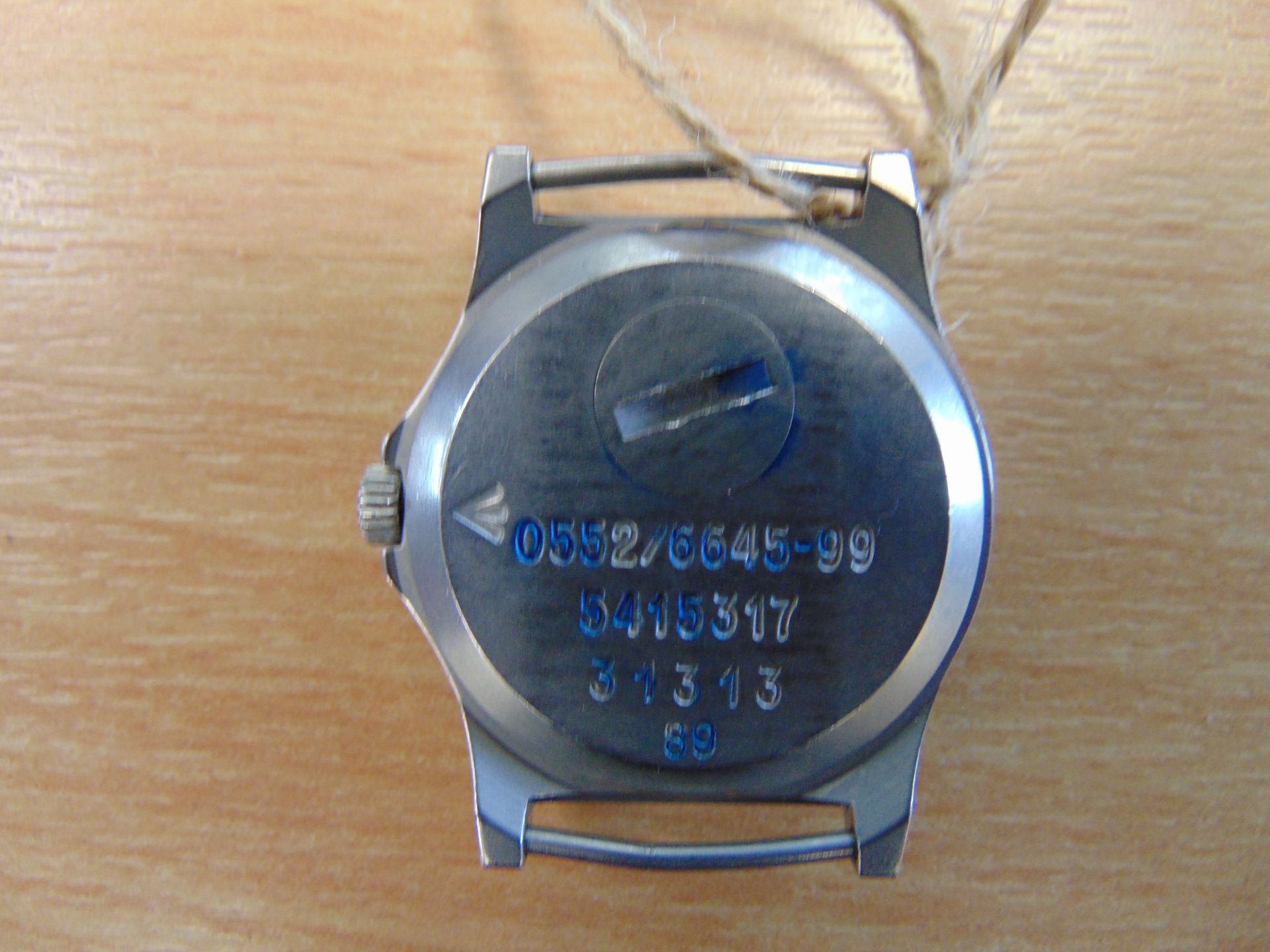 Rare CWC 0552 Royal Marines / Navy Issue Service Watch Nato Marks, Date 1990, * GULF WAR 1 * - Image 4 of 5