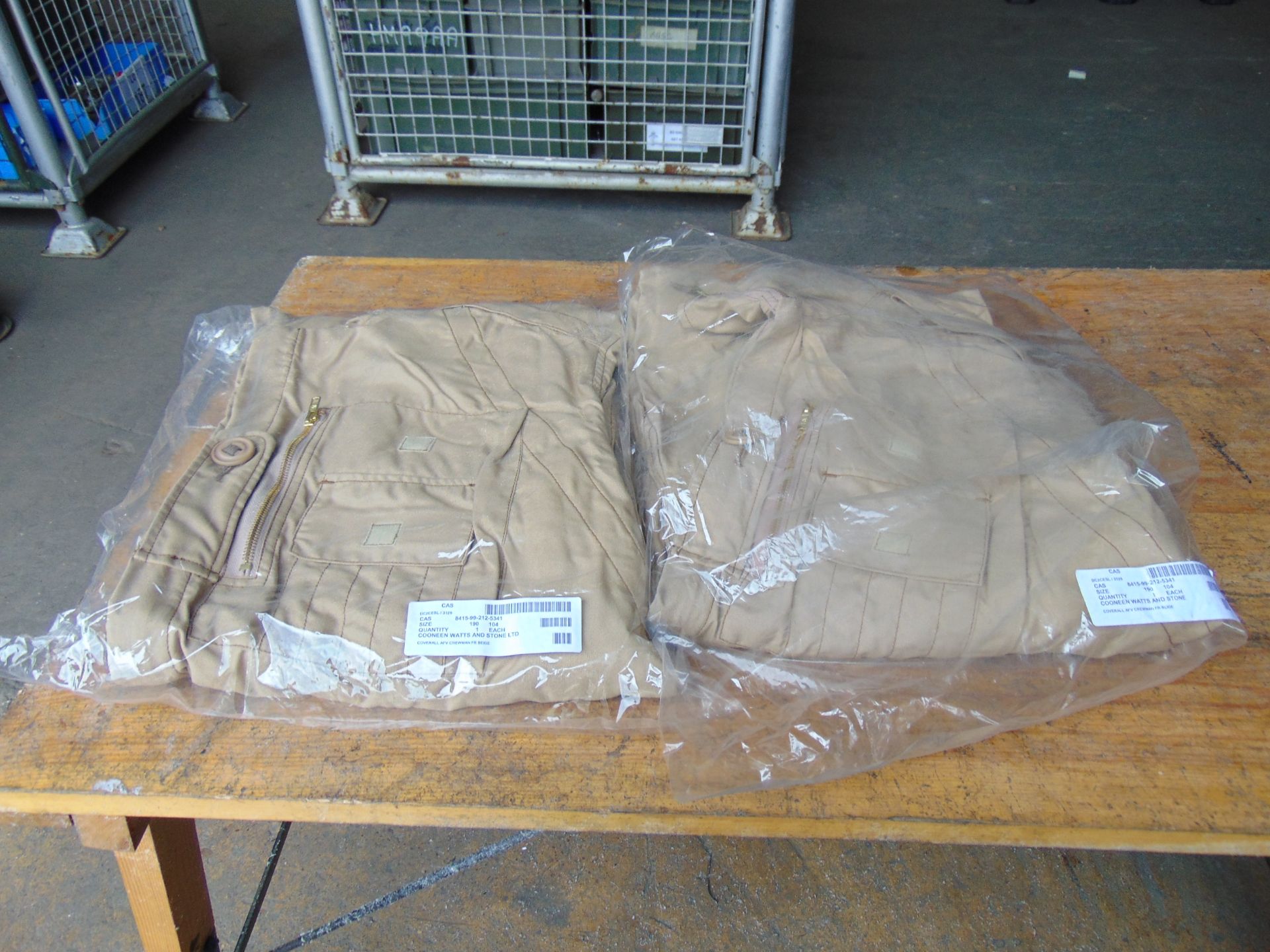 2 x New Unissued AFV Crew mans Coverall in Original Packing - Bild 2 aus 6